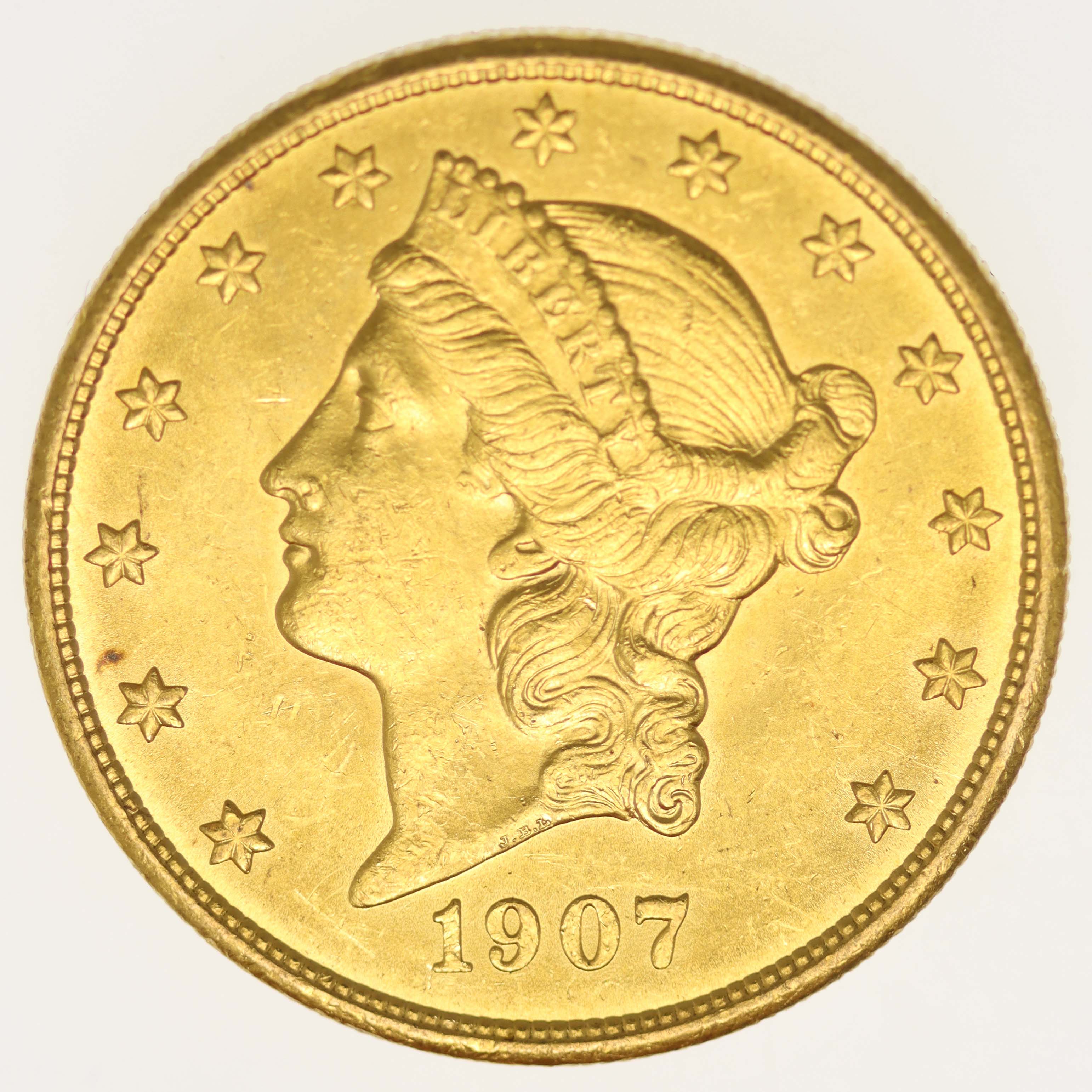 USA 20 Dollars 1907 Liberty / Kopf