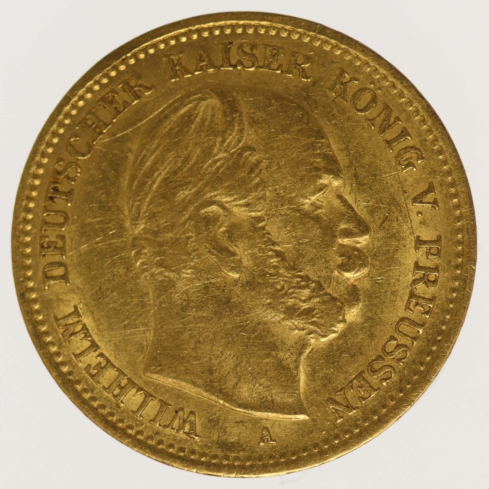 Preussen Wilhelm I. 5 Mark 1877 A