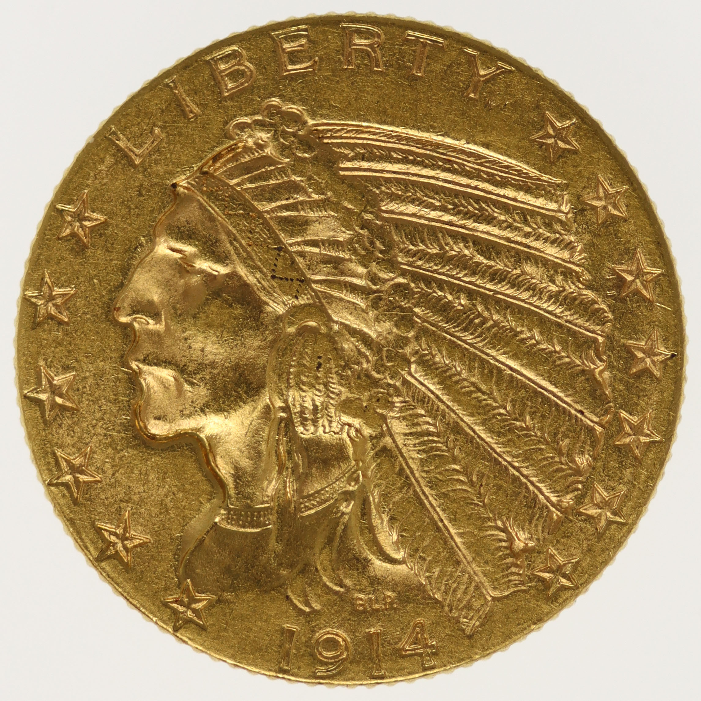 USA 5 Dollars 1914 S Indianer