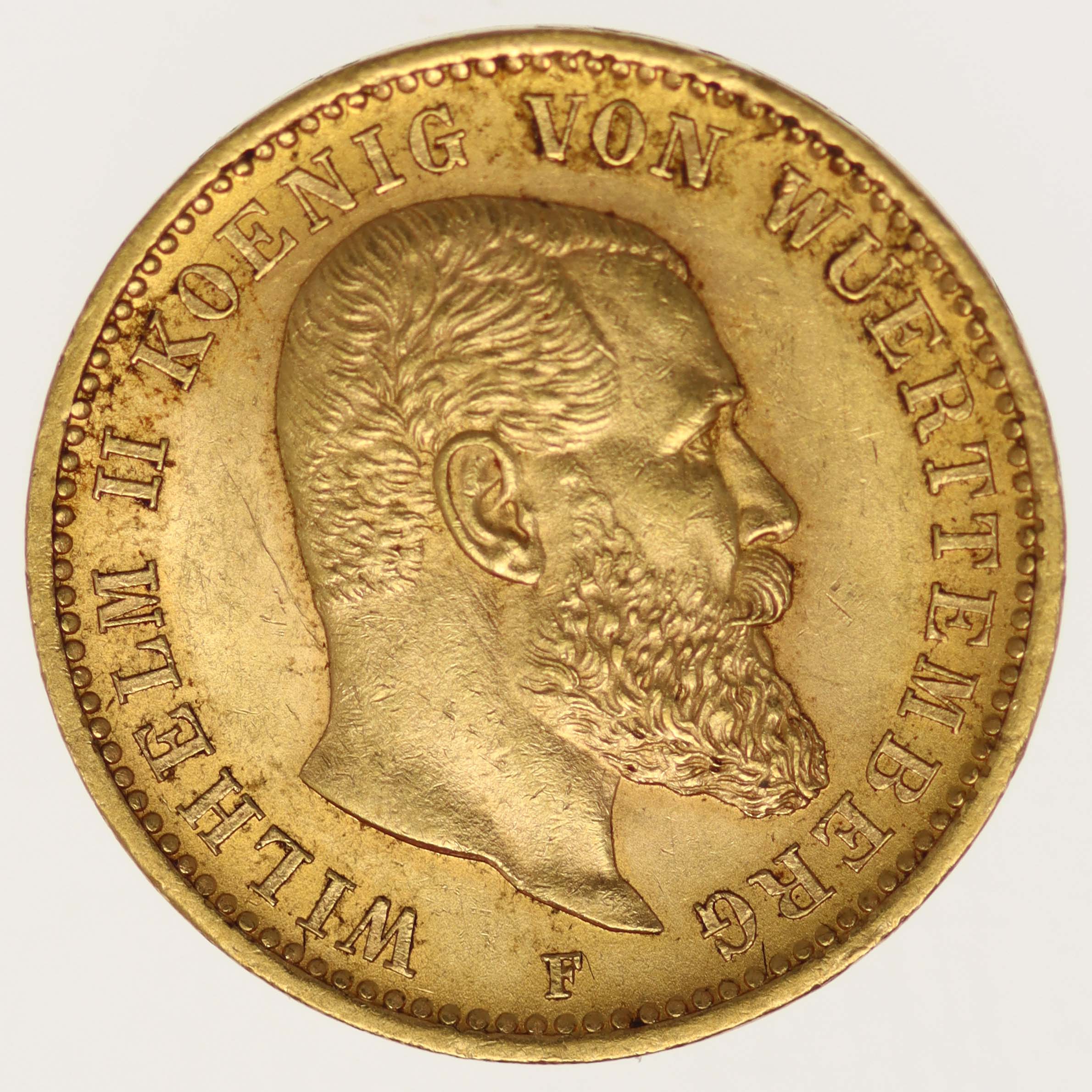 Württemberg Wilhelm II. 20 Mark 1900