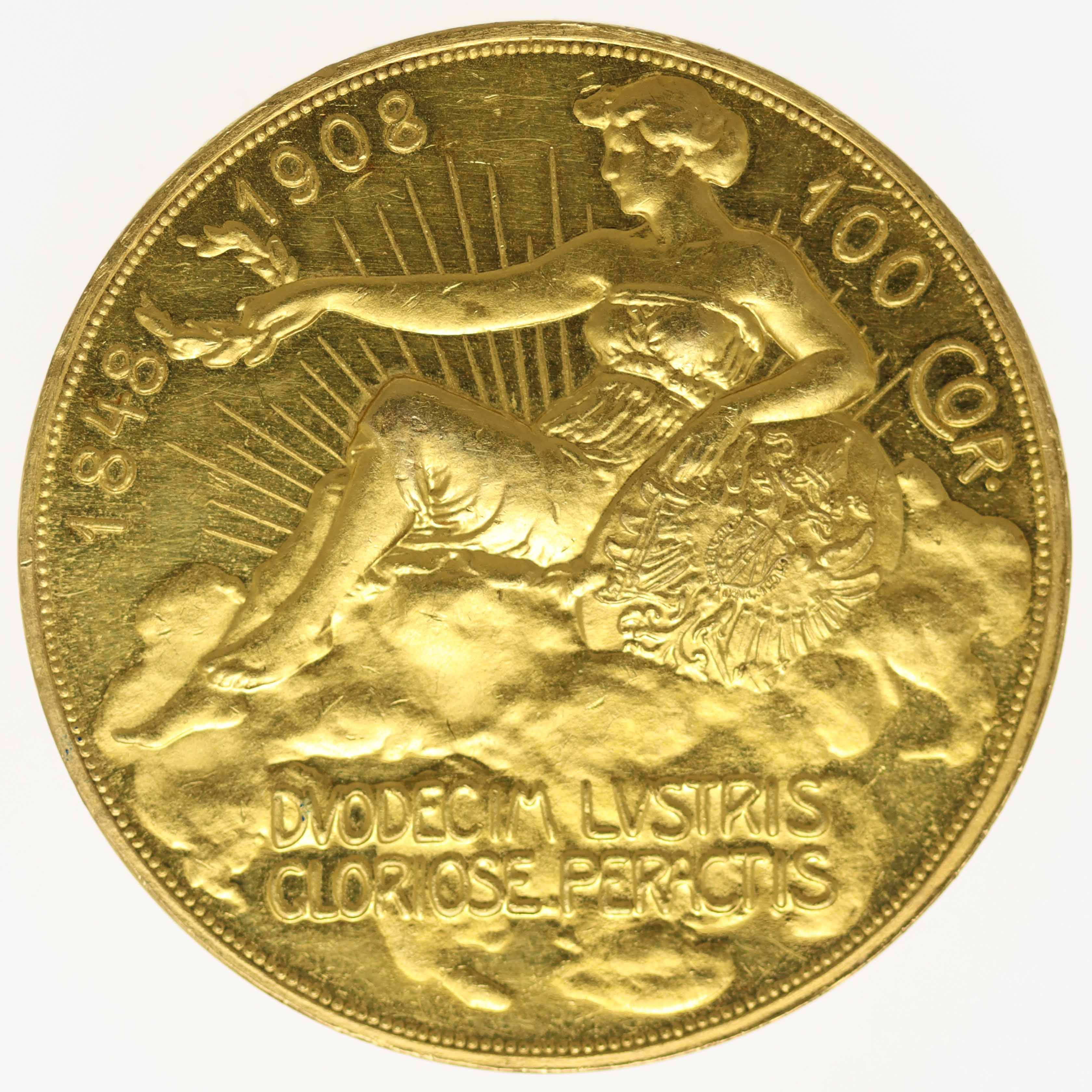 Österreich Kaiserreich Franz Joseph I. 100 Kronen 1908
