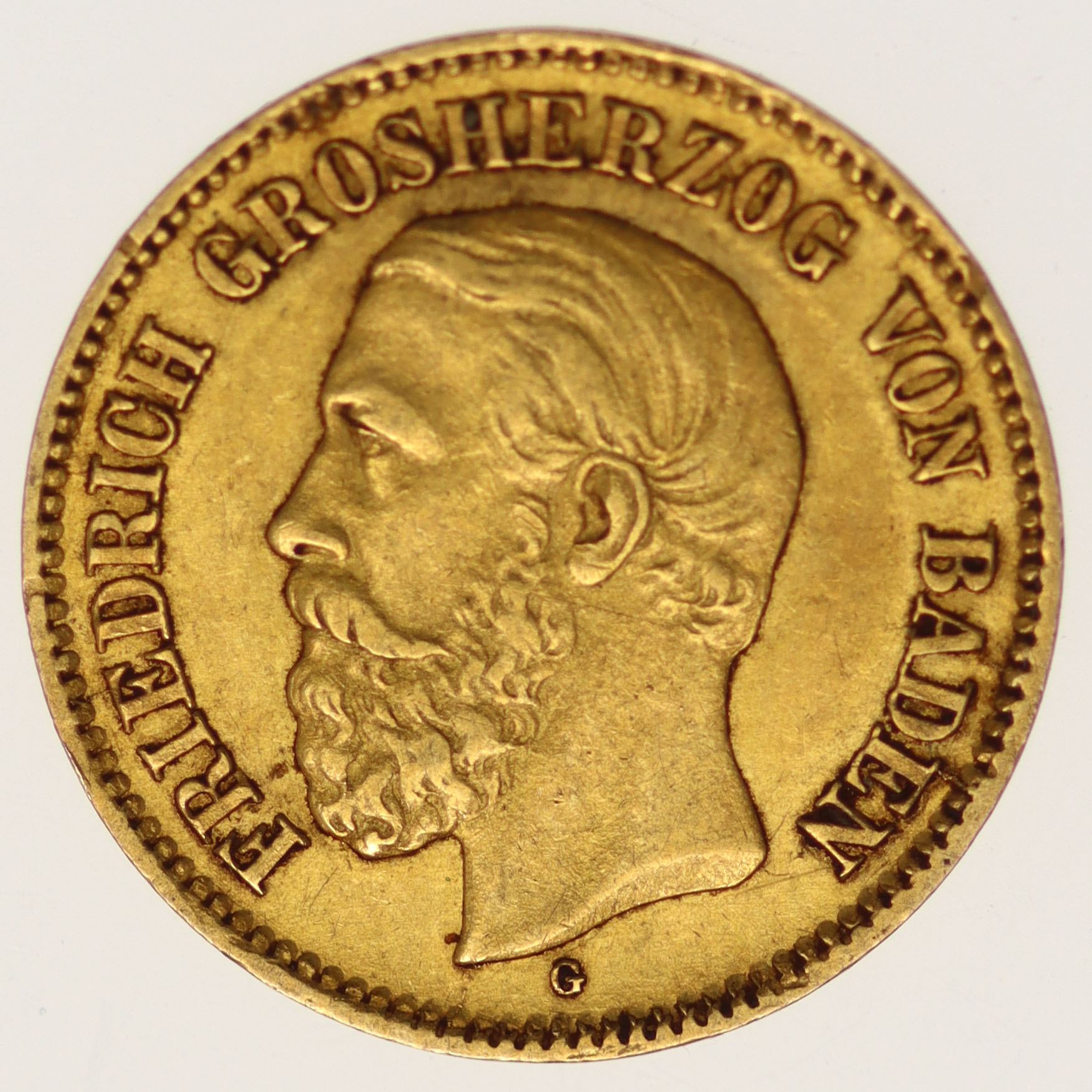 Baden Friedrich I. 5 Mark 1877 G