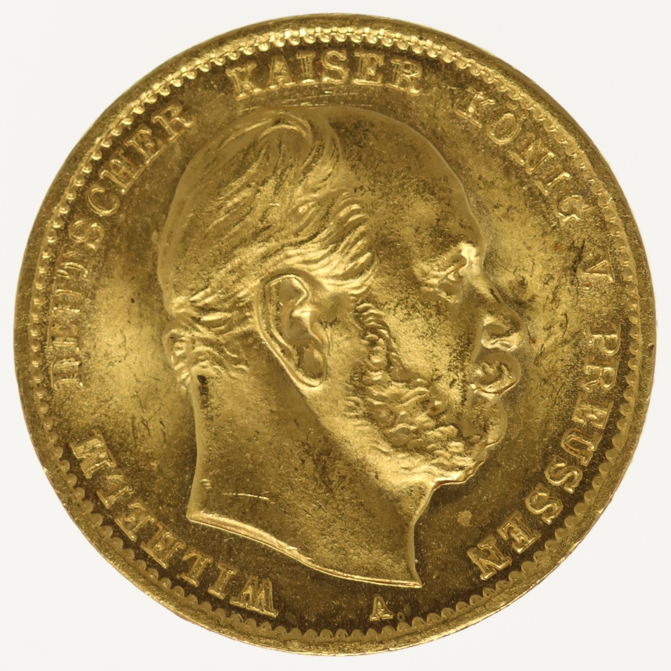 Preussen Wilhelm I. 10 Mark 1873 A