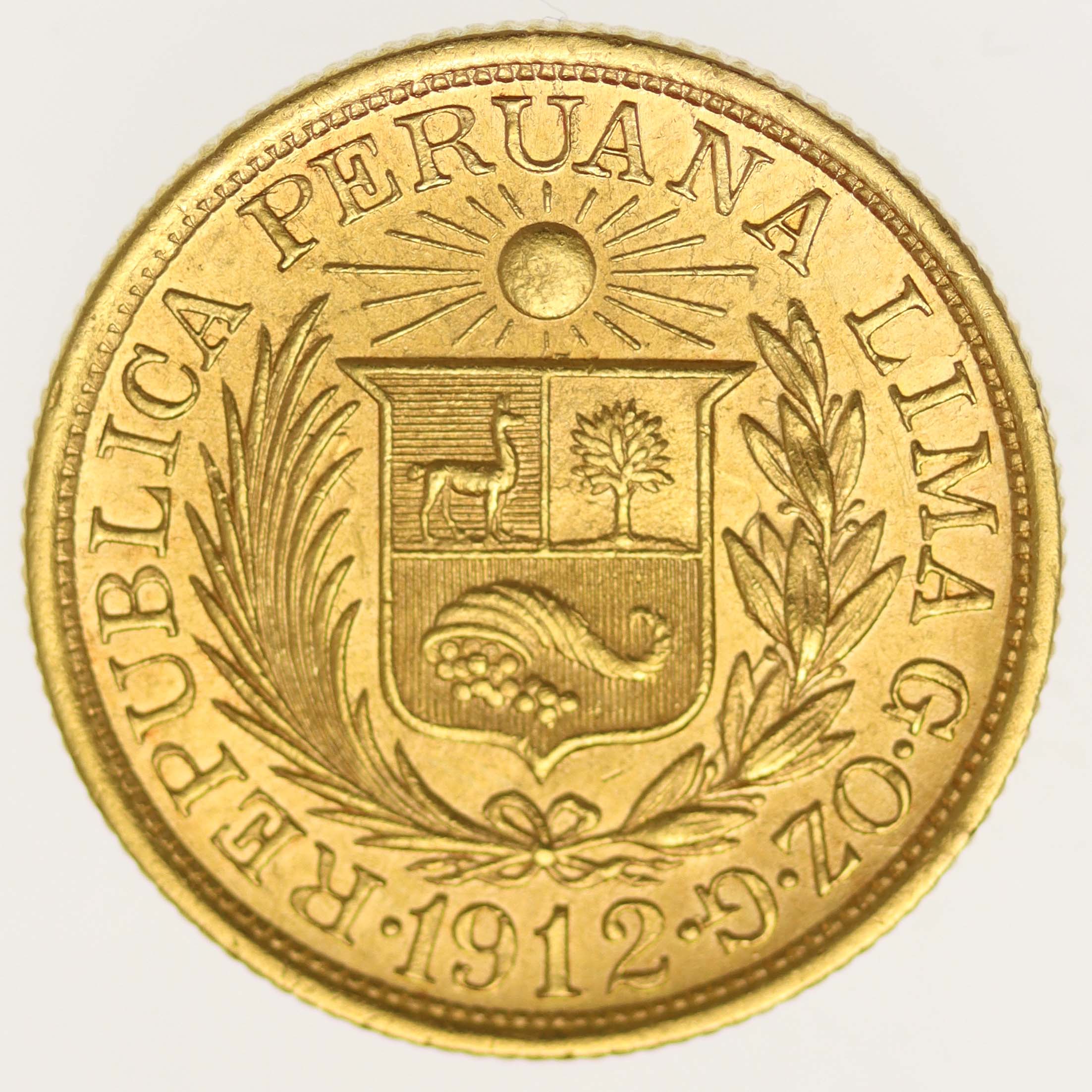 Peru Libra 1912