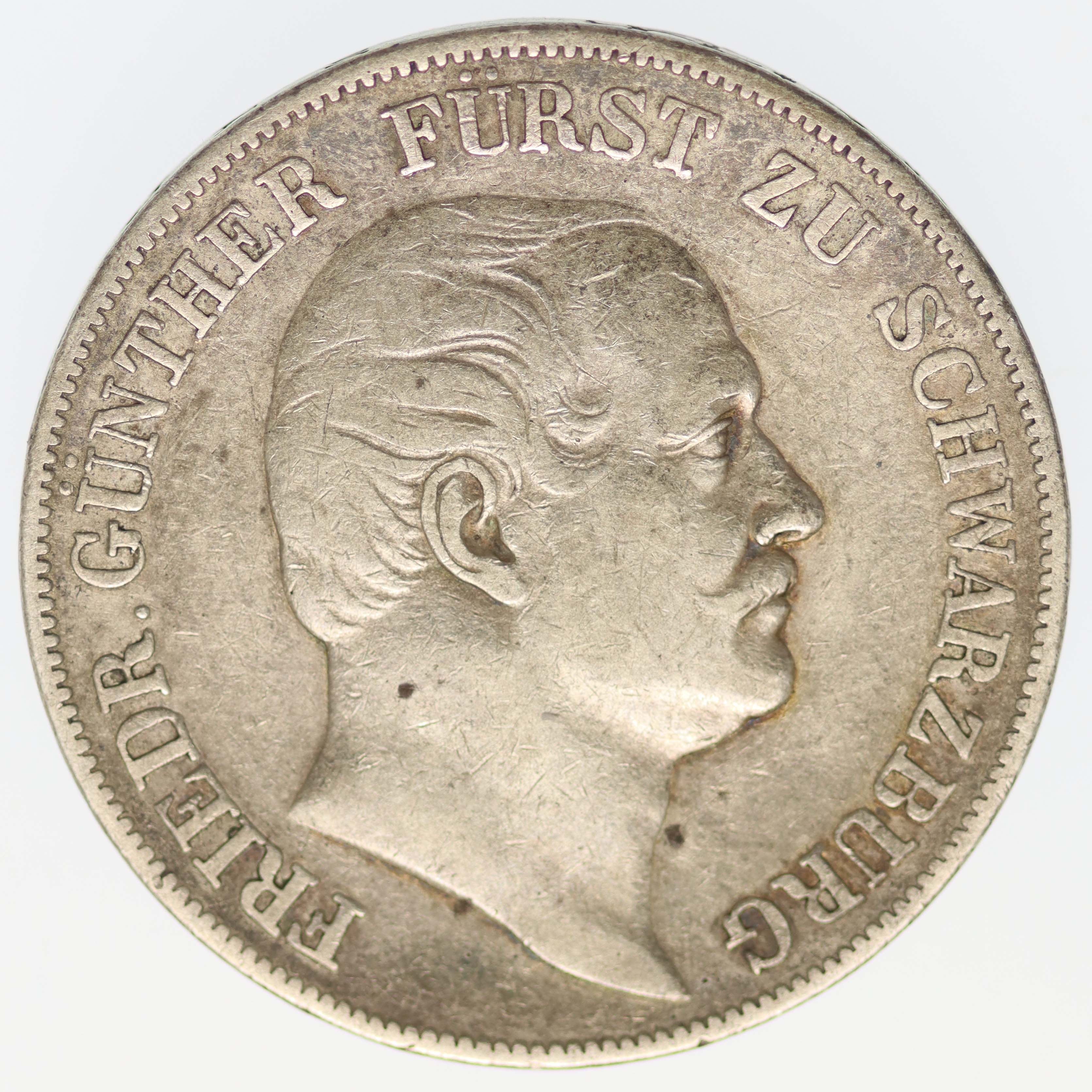 Schwarzburg Rudolstadt Friedrich Günther Vereinstaler 1866