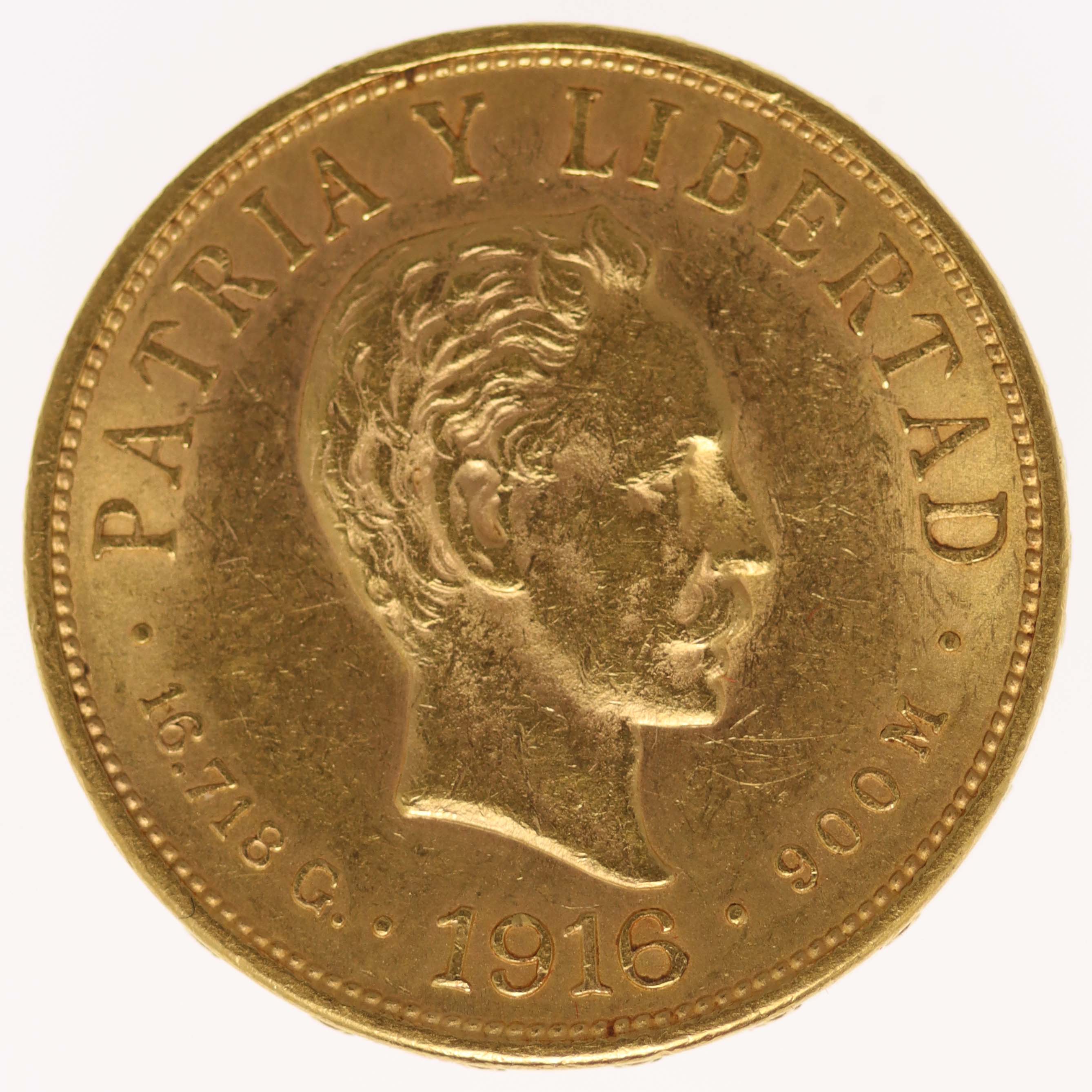 Kuba 10 Pesos 1916