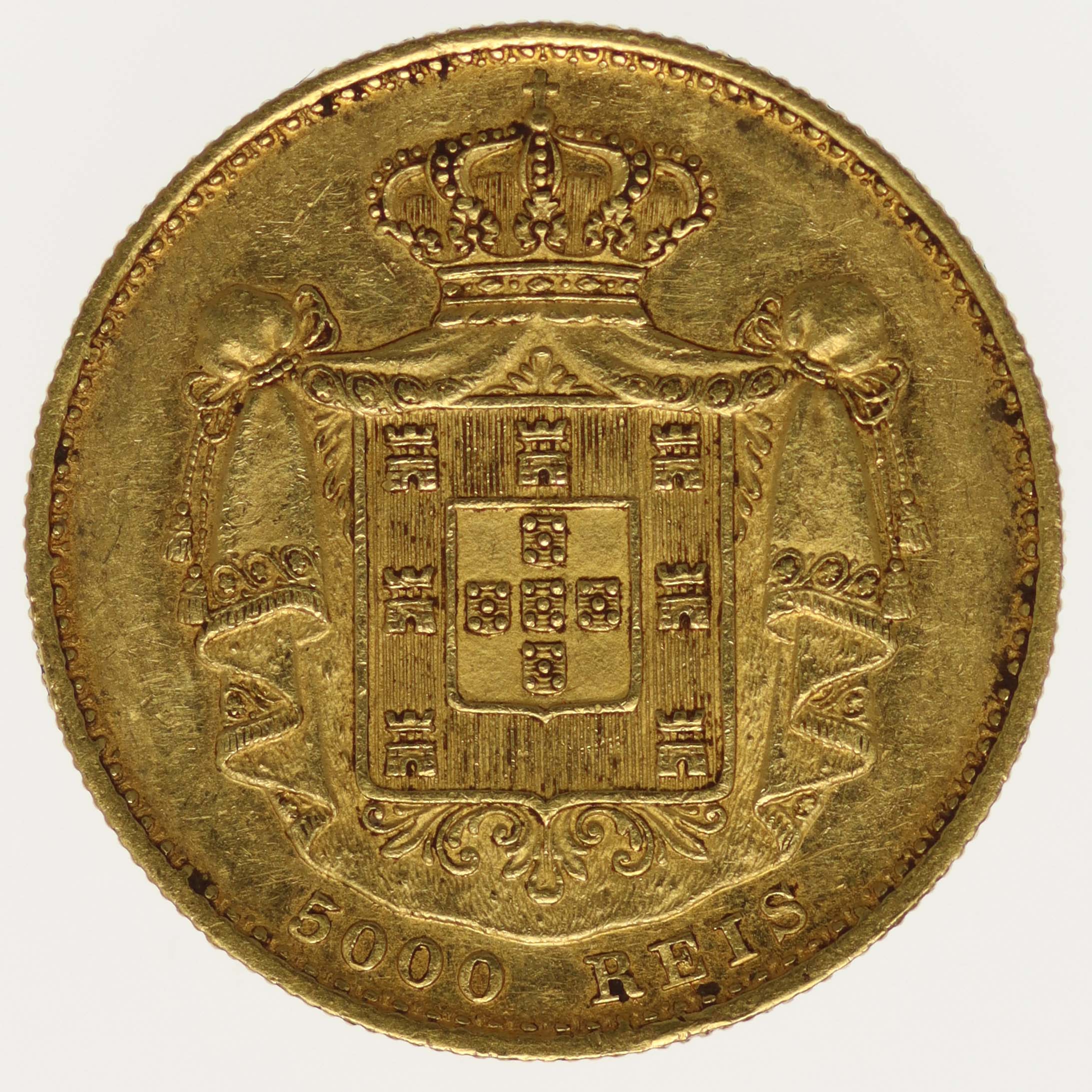 Portugal Ludwig I. 5000 Reis 1874