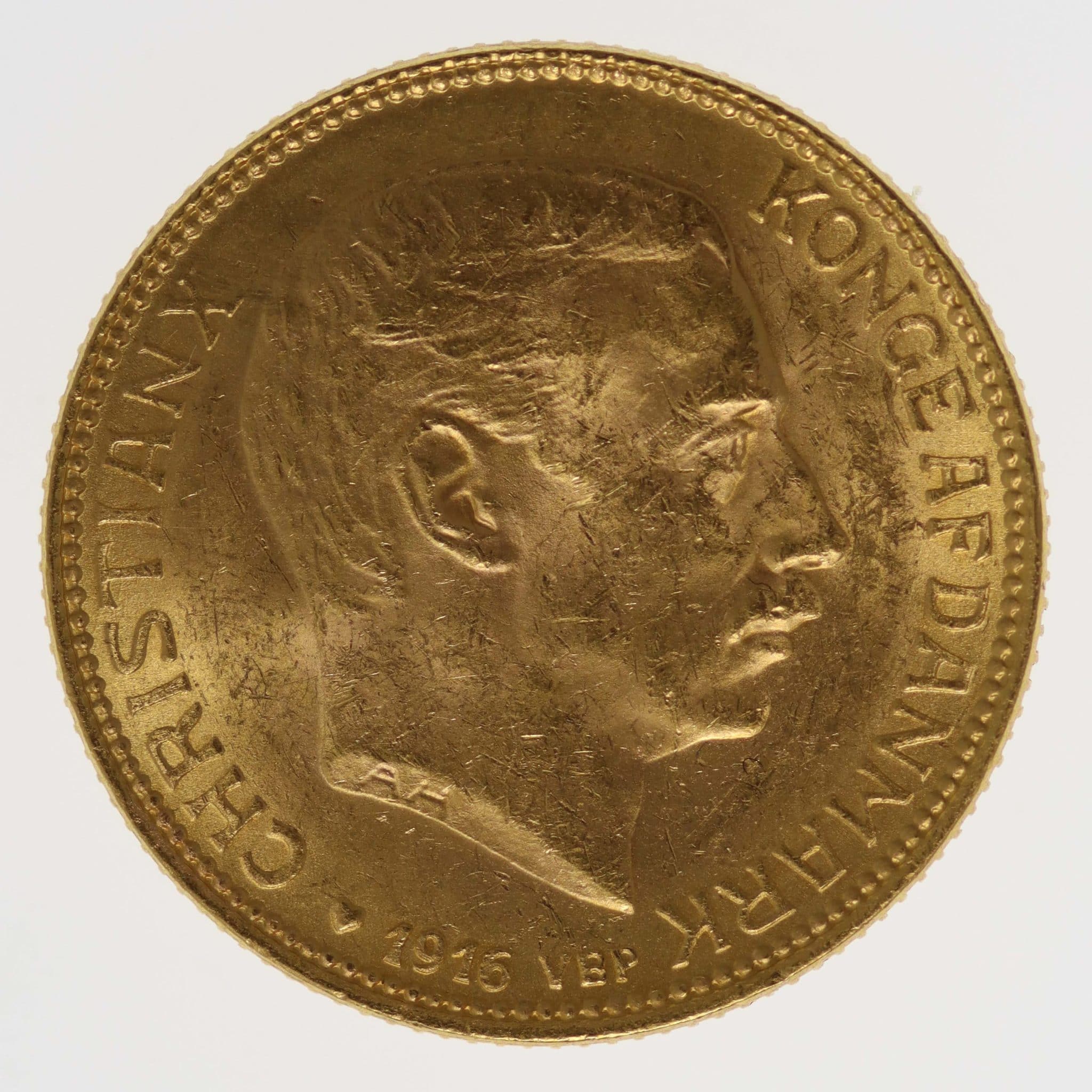 Dänemark Christian X. 20 Kronen 1916
