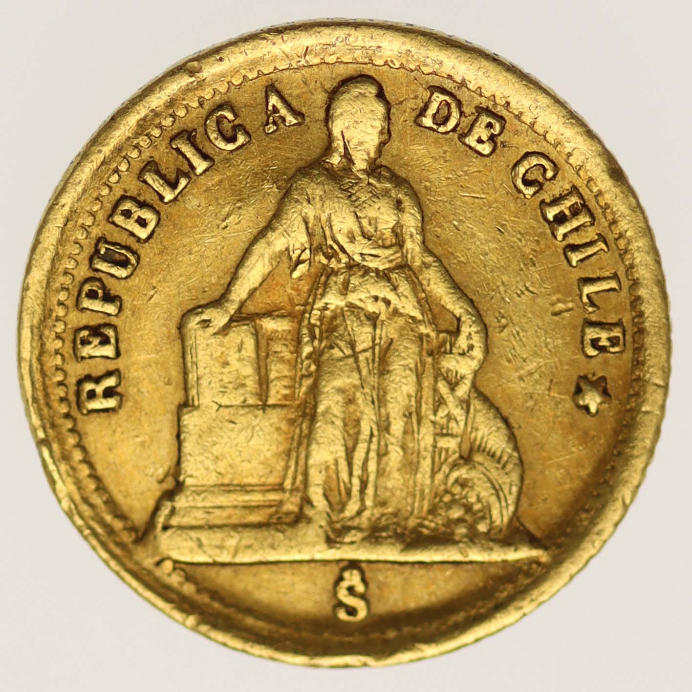 Chile 1 Peso 1863