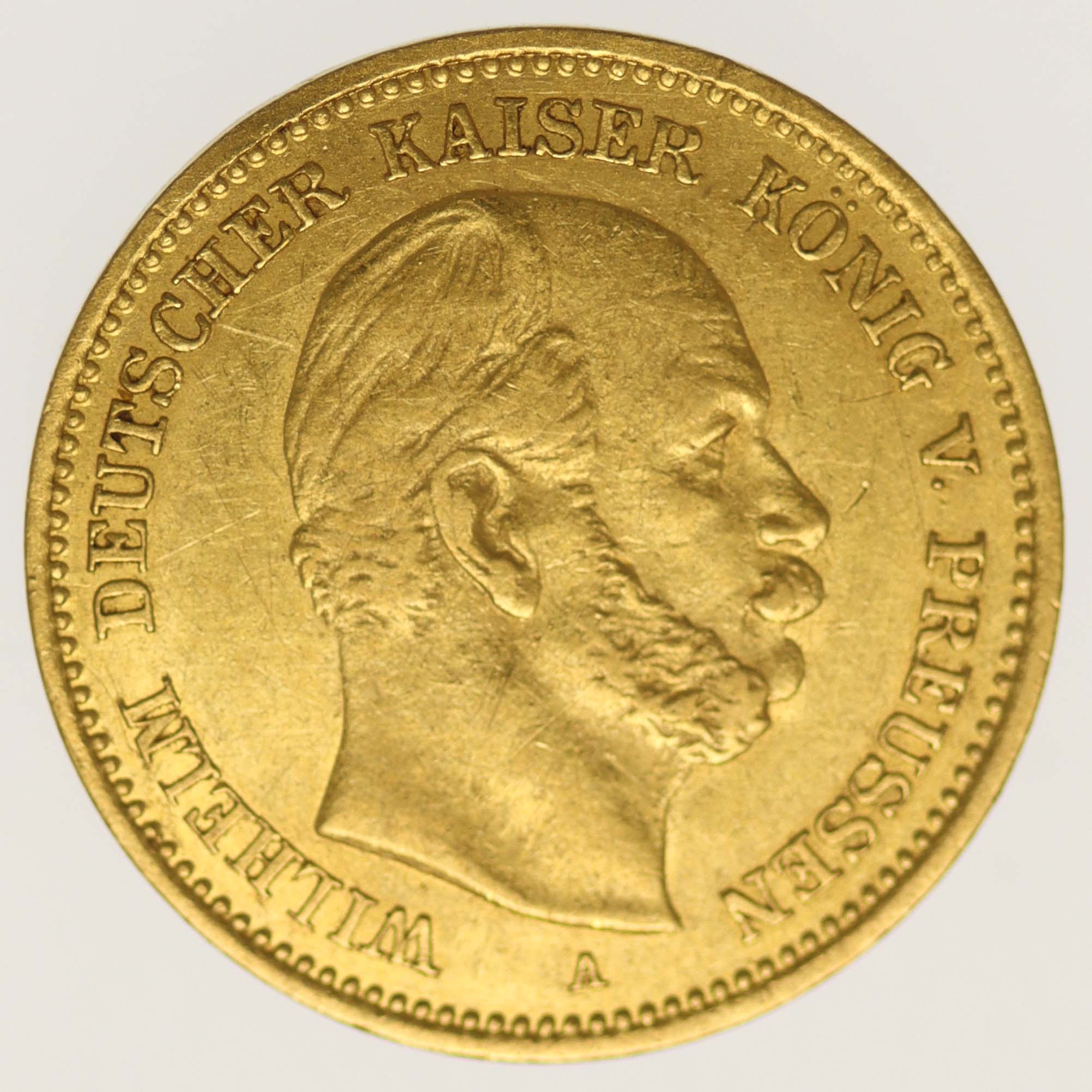 Preussen Wilhelm I. 5 Mark 1877 A
