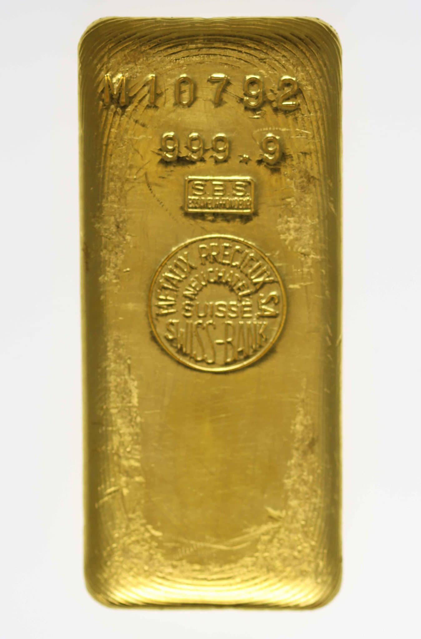 Goldbarren 1000 Gramm Schweiz S.B.S. Metaux Precieux S.A.
