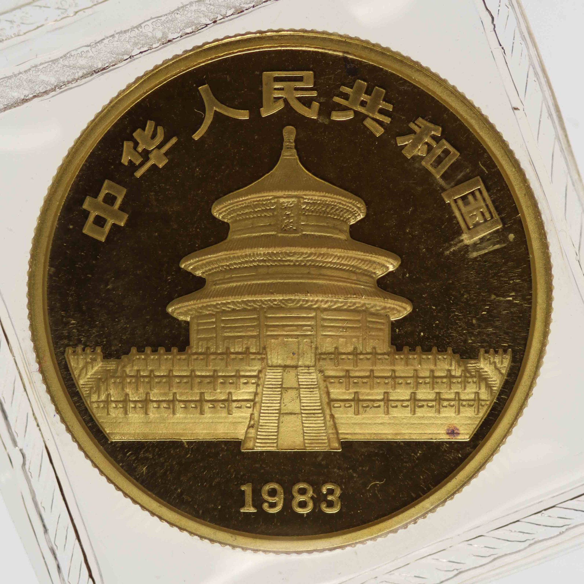 China Panda 1/2 Unze 1983