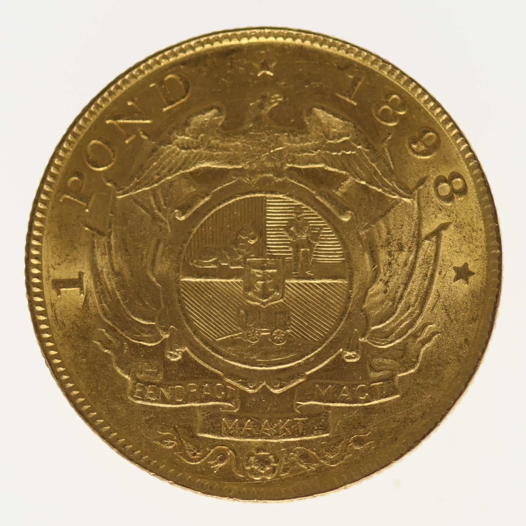 Südafrika 1 Pond 1898
