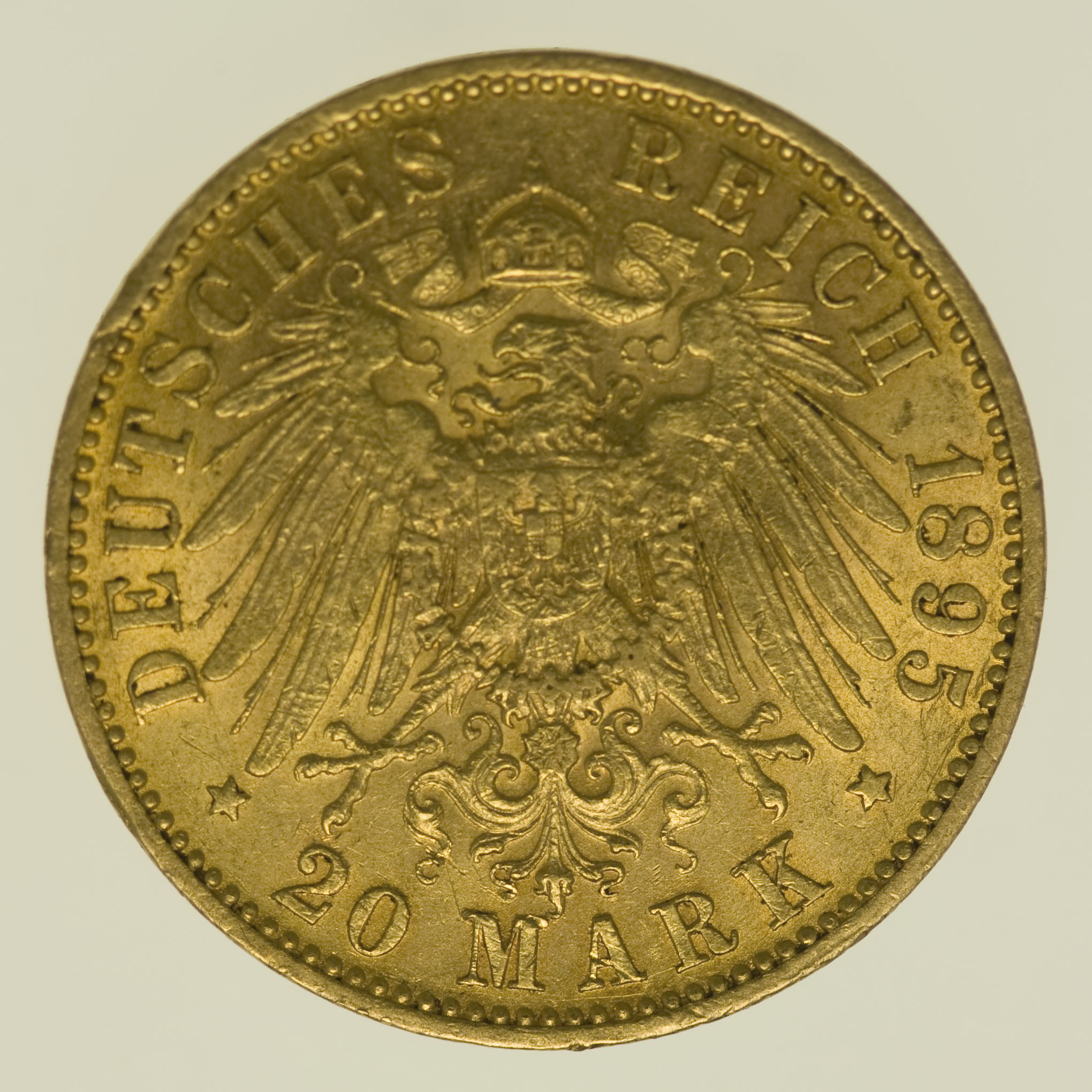 Sachsen Coburg Gotha Alfred 20 Mark 1895