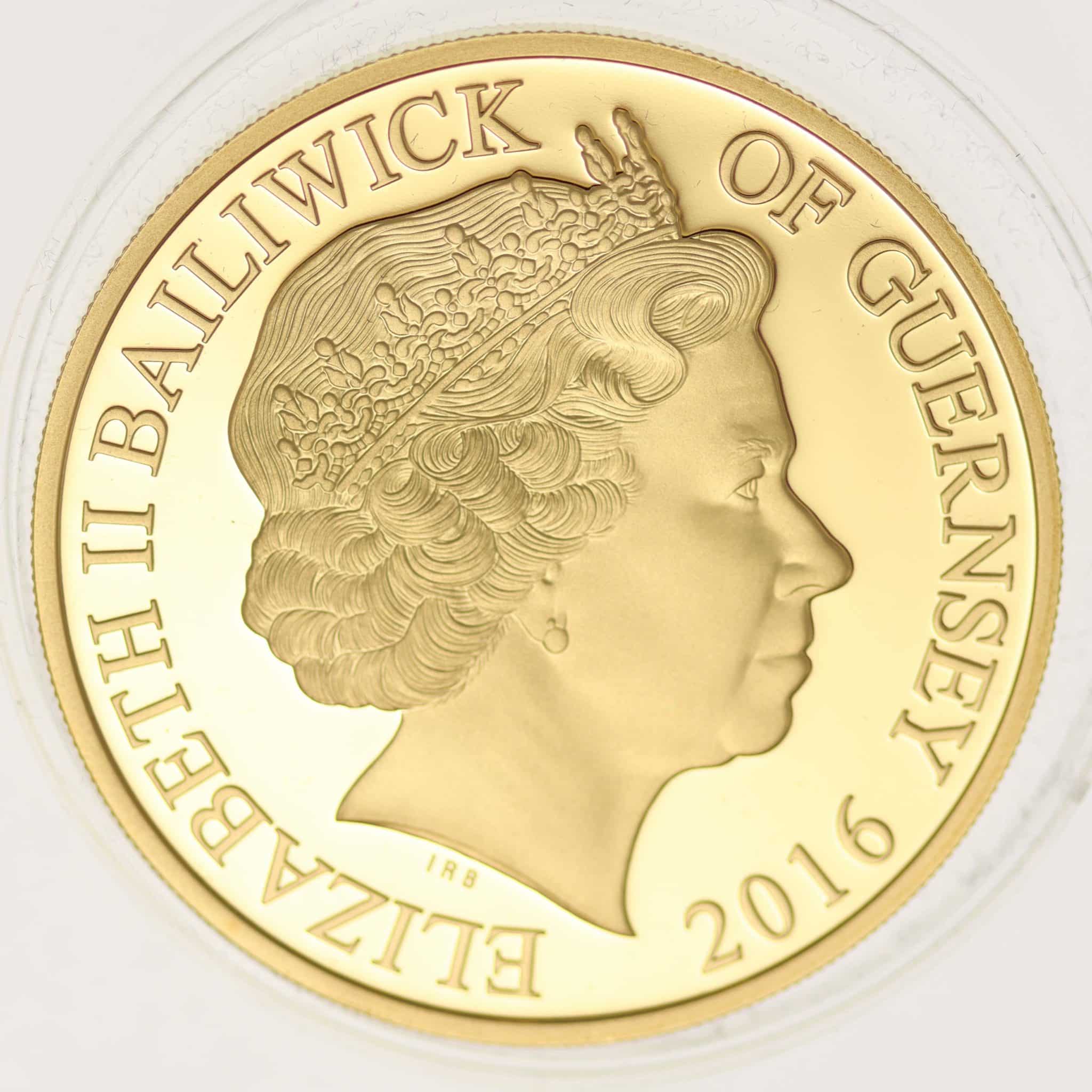 Guernsey Elisabeth II. 5 Pounds 2016