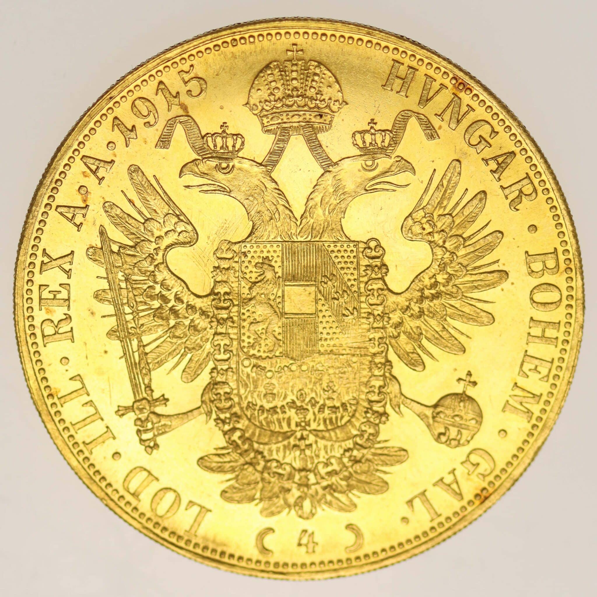 Österreich Kaiserreich Franz Joseph I. 4 Dukaten 1915