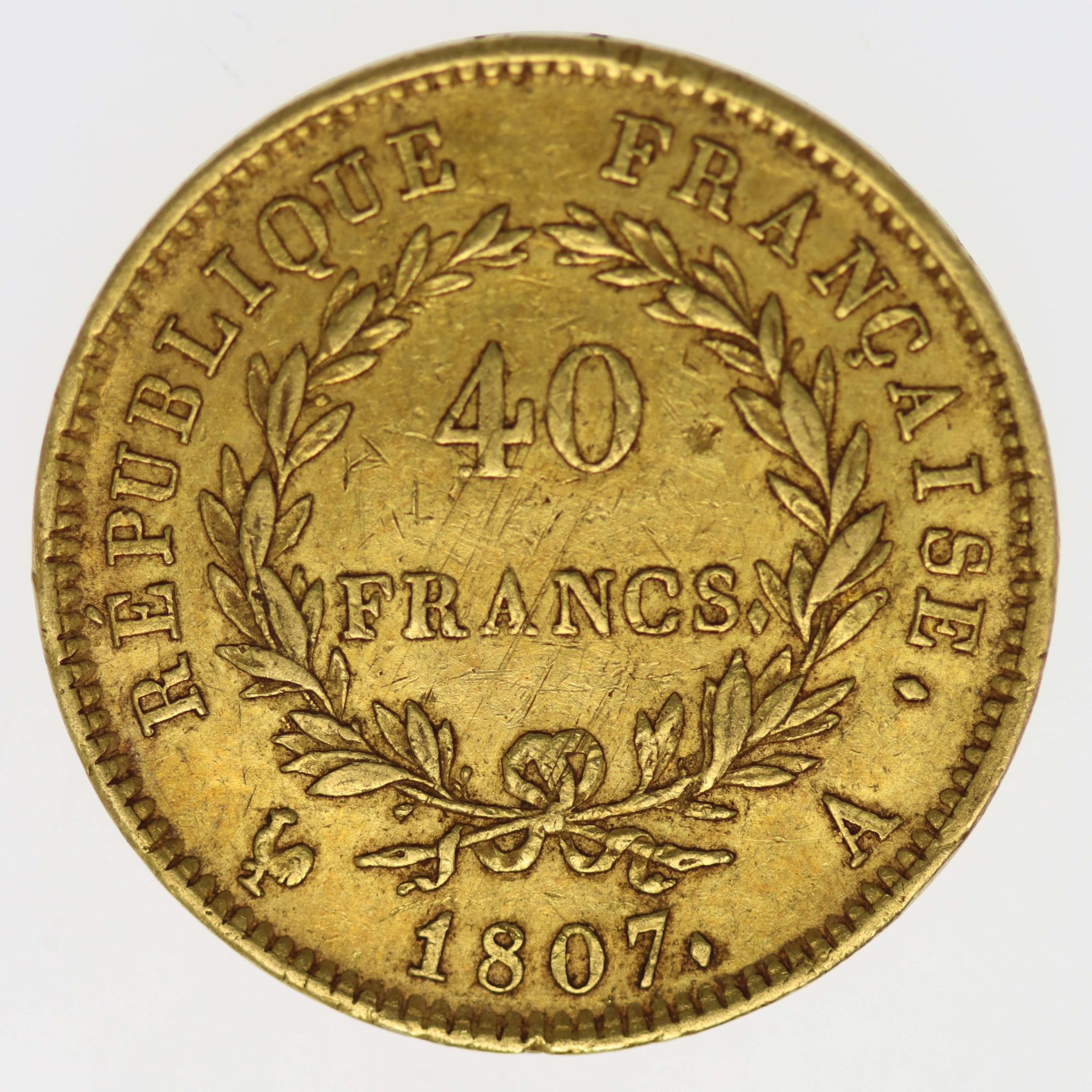 Frankreich Napoleon I. 40 Francs 1807 A