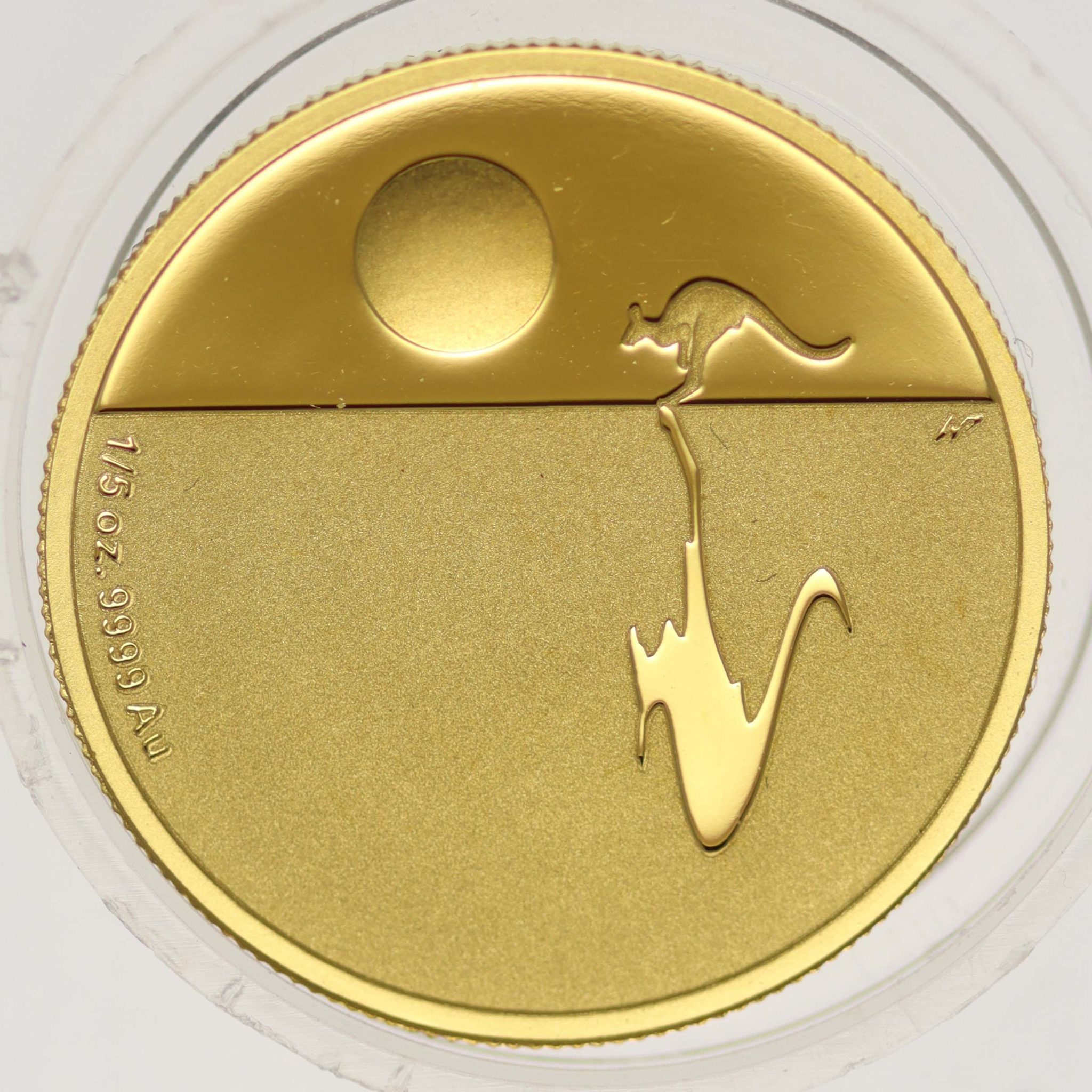 Australien Elisabeth II. 25 Dollars 2009 Kangaroo at Sunset 1/5 OZ