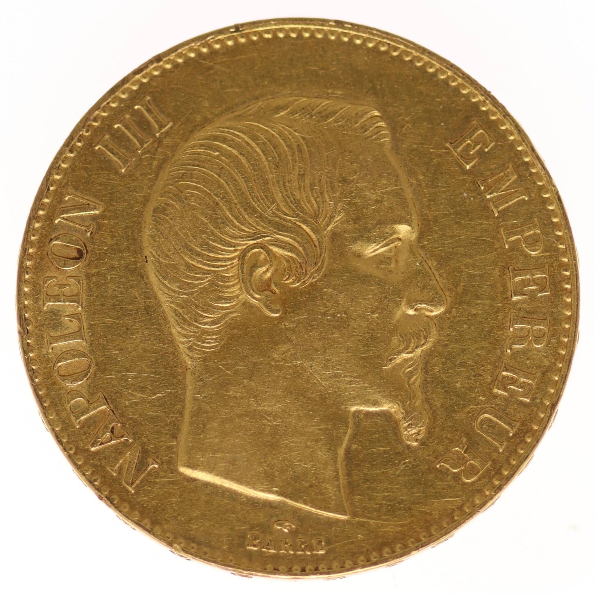 Frankreich Napoleon III. 100 Francs 1859 A