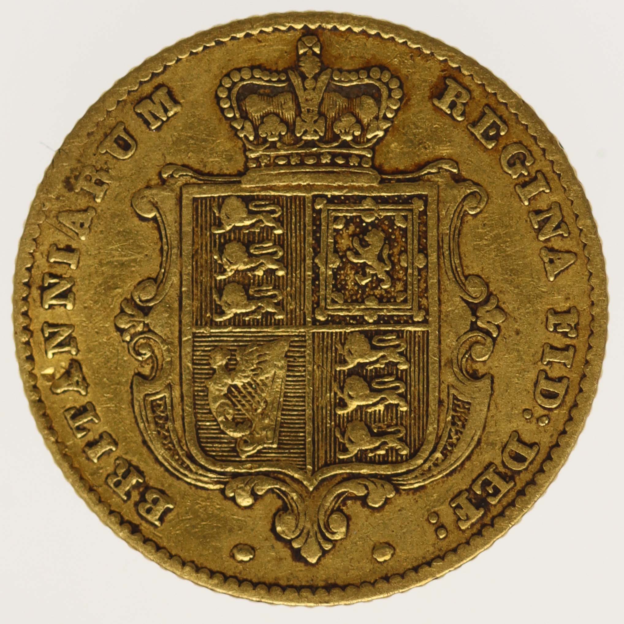 Großbritannien Victoria 1/2 Pfund Sovereign 1853