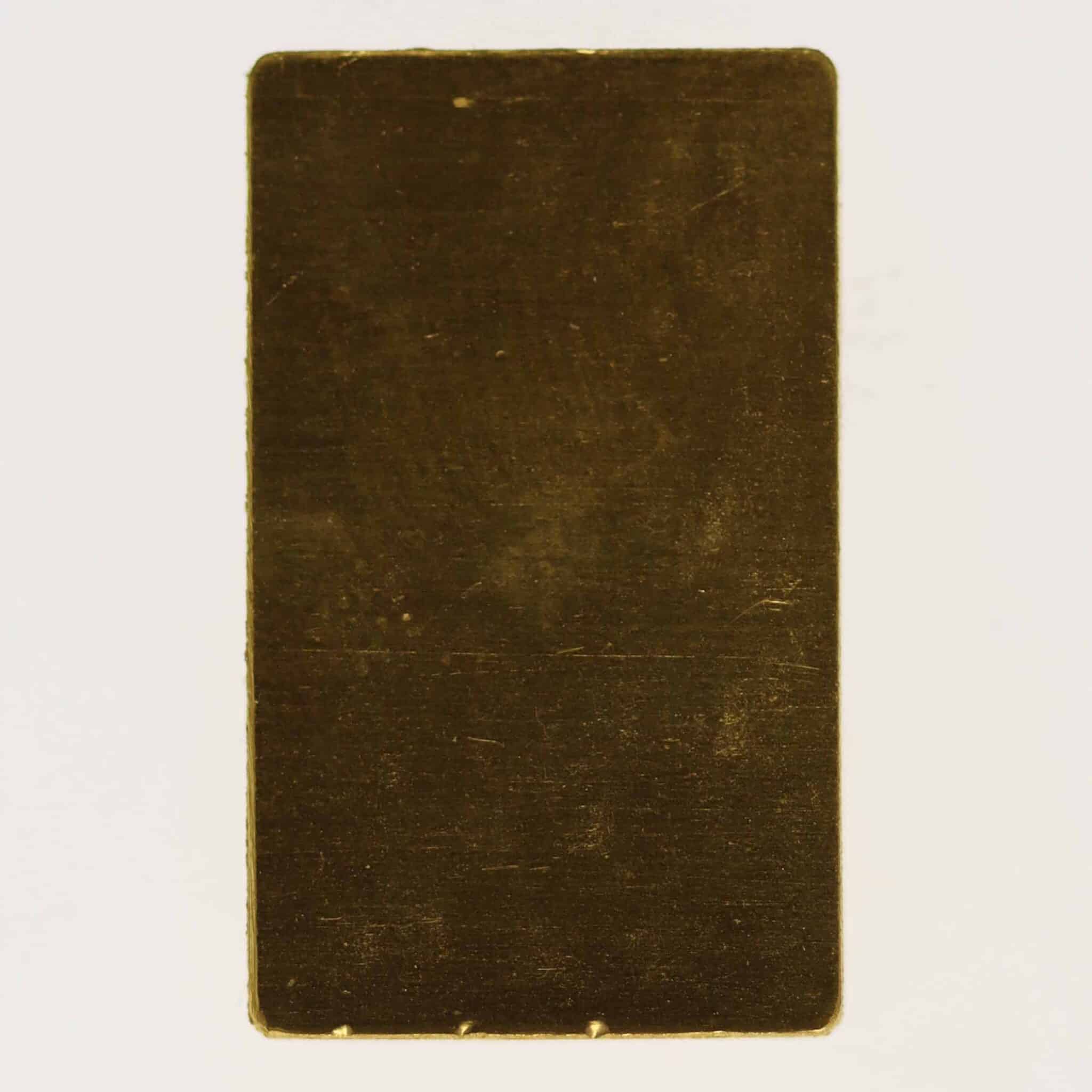 Goldbarren 20 Gramm Heraeus