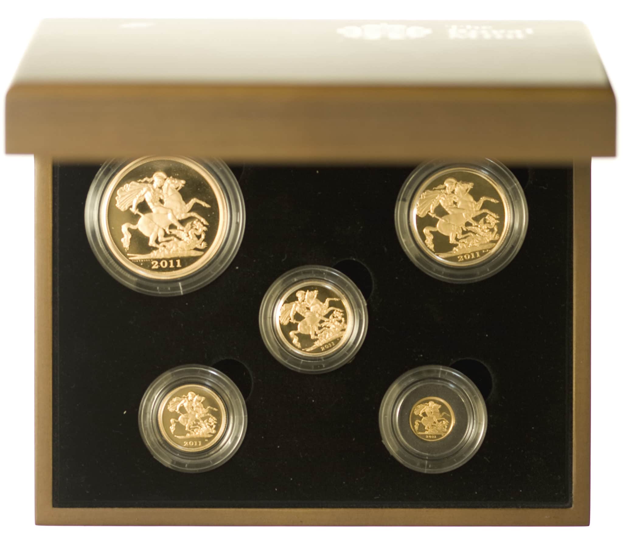 Großbritannien Elisabeth II. Proof Sovereign Five-Coin Set 2011