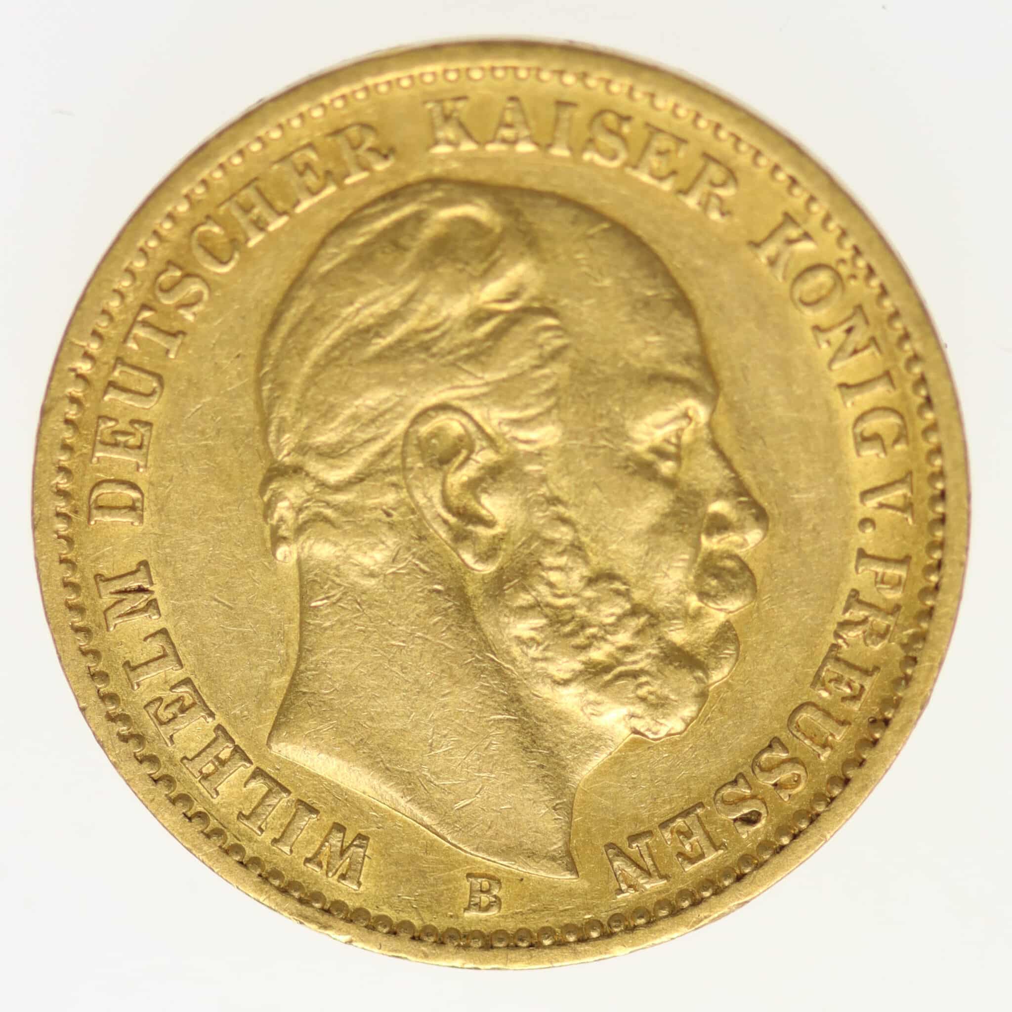 Preussen Wilhelm I. 20 Mark 1875 B