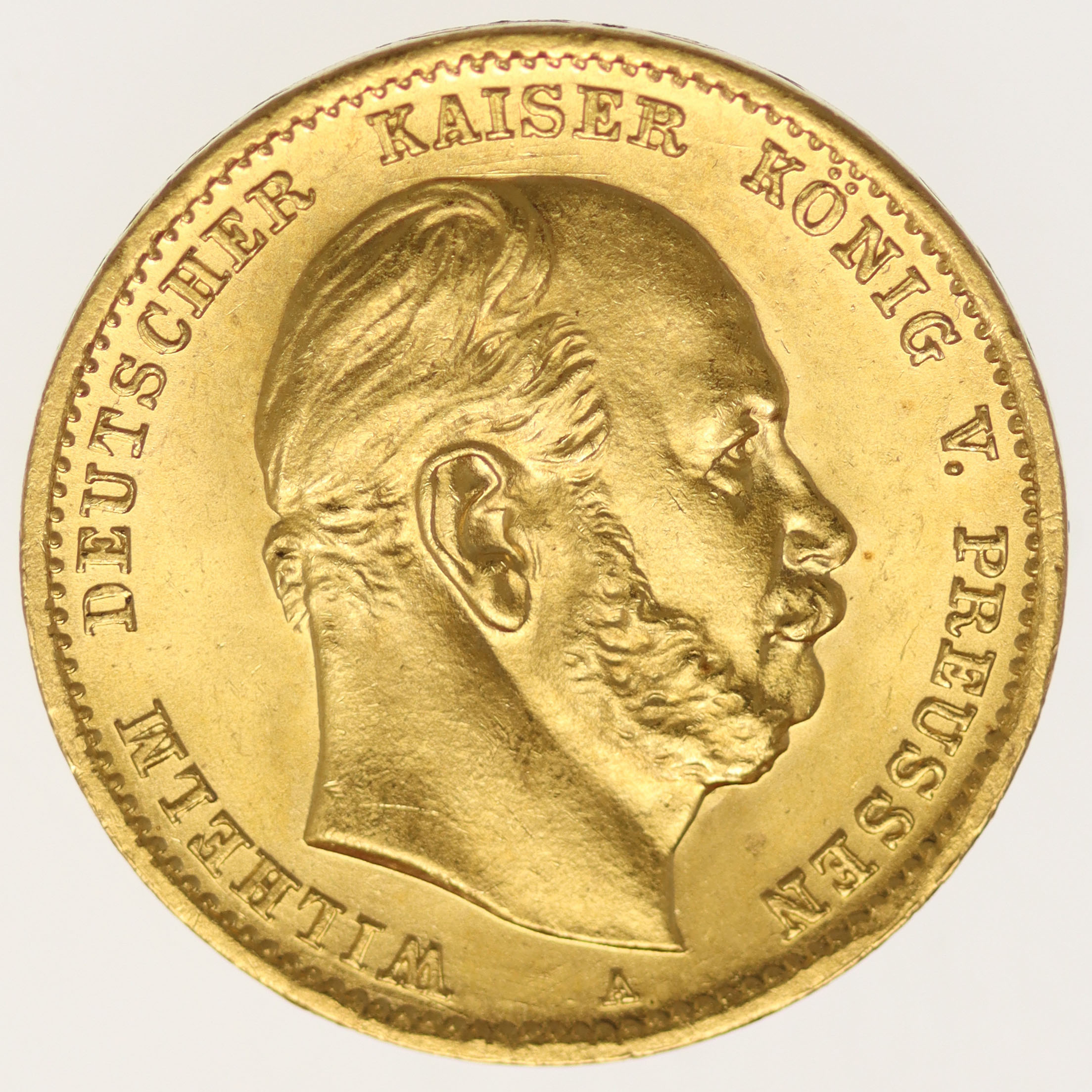 Preussen Wilhelm I. 10 Mark 1873 A