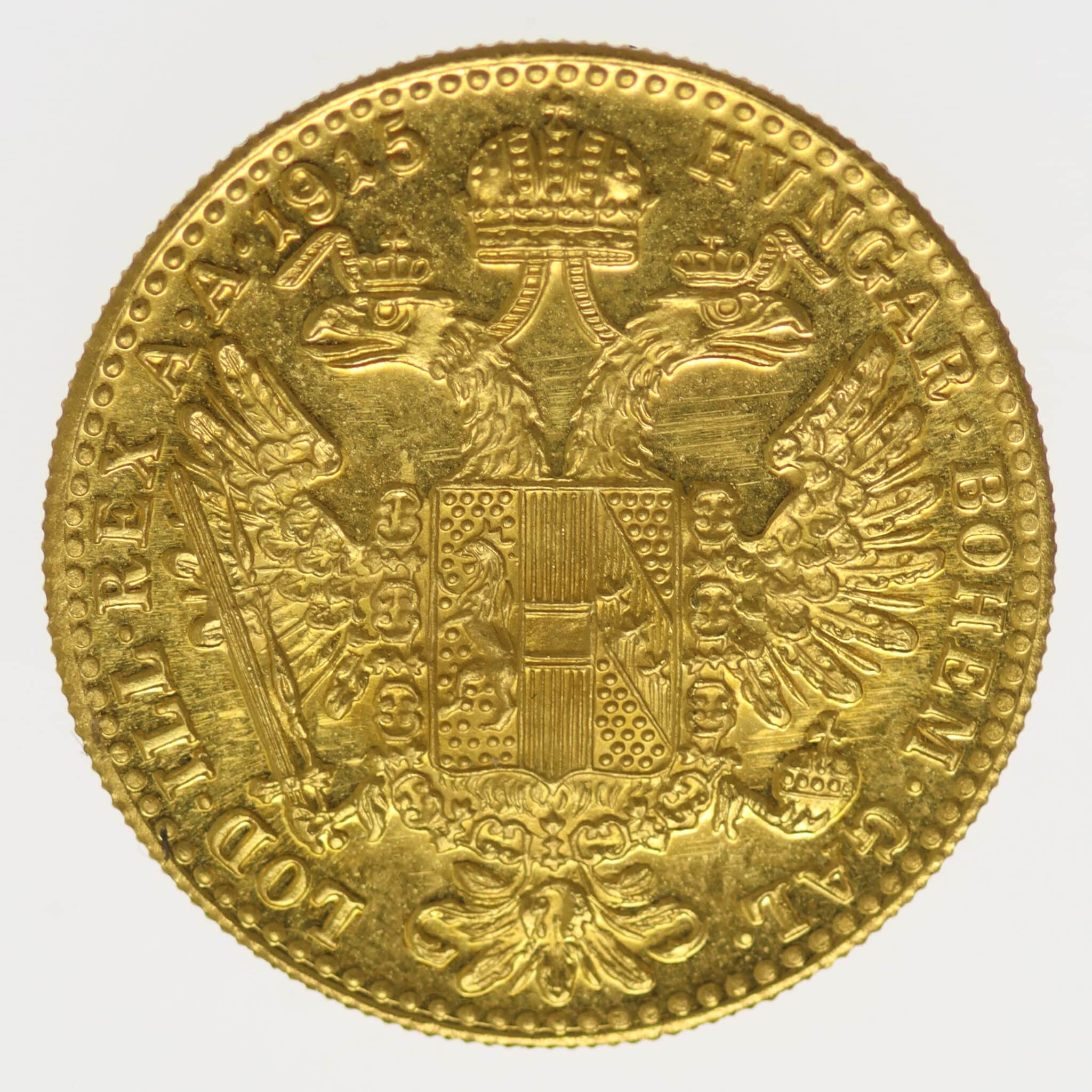 Österreich Kaiserreich Franz Joseph I. Dukat 1915 NP