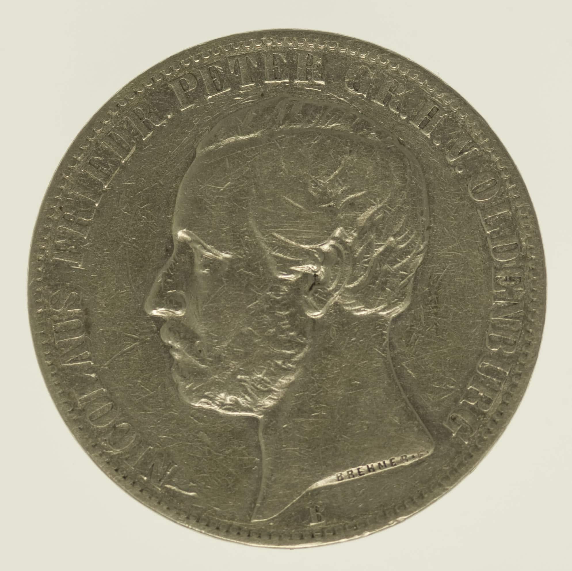 Oldenburg Nicolaus Friedrich Peter Vereinstaler 1858 B