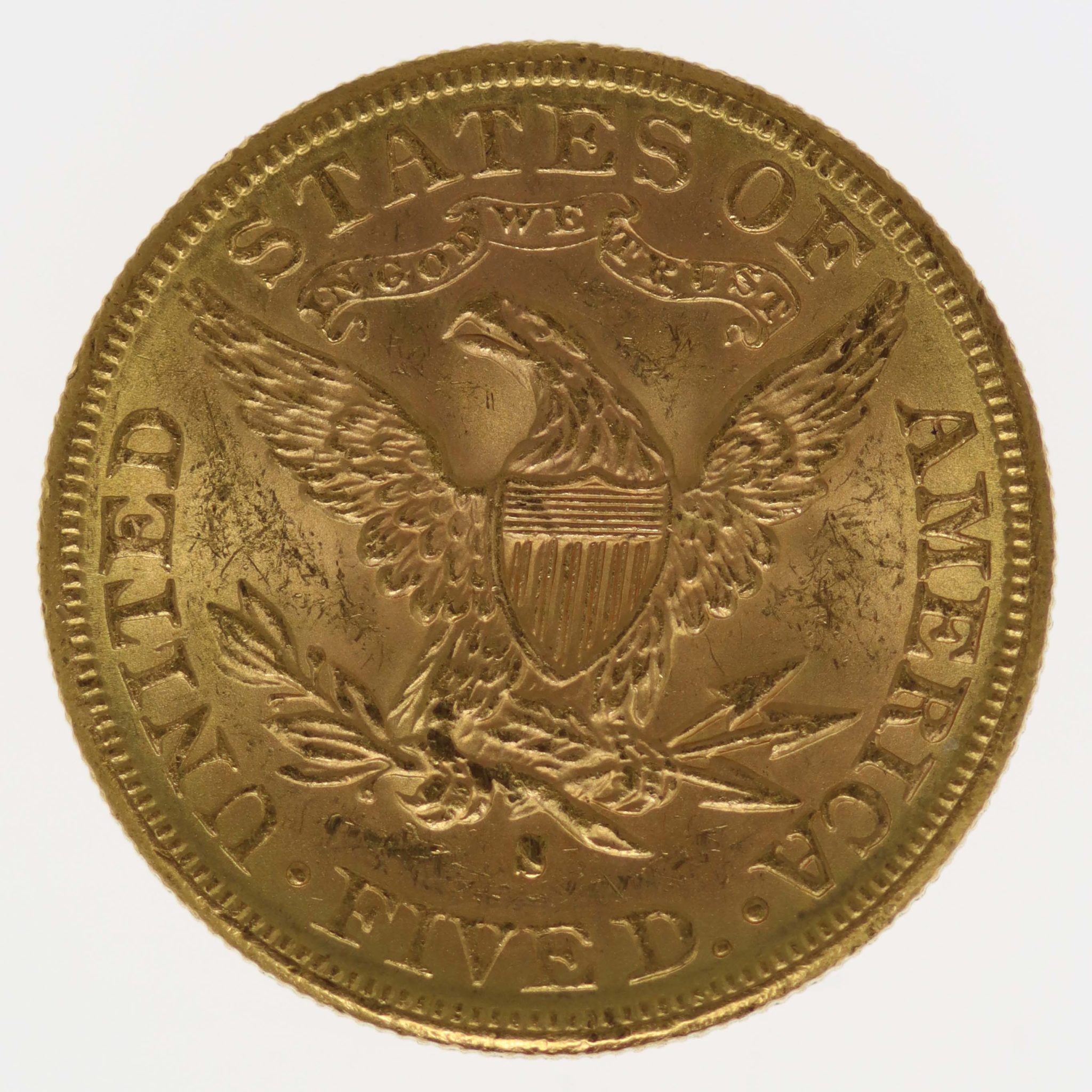 USA 5 Dollars 1886 S  Liberty / Kopf