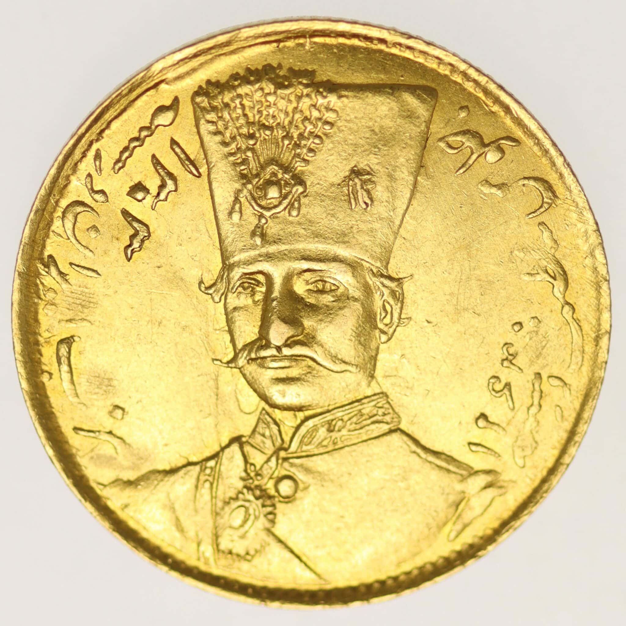 Iran Nasir al-Din Shah Toman 1886