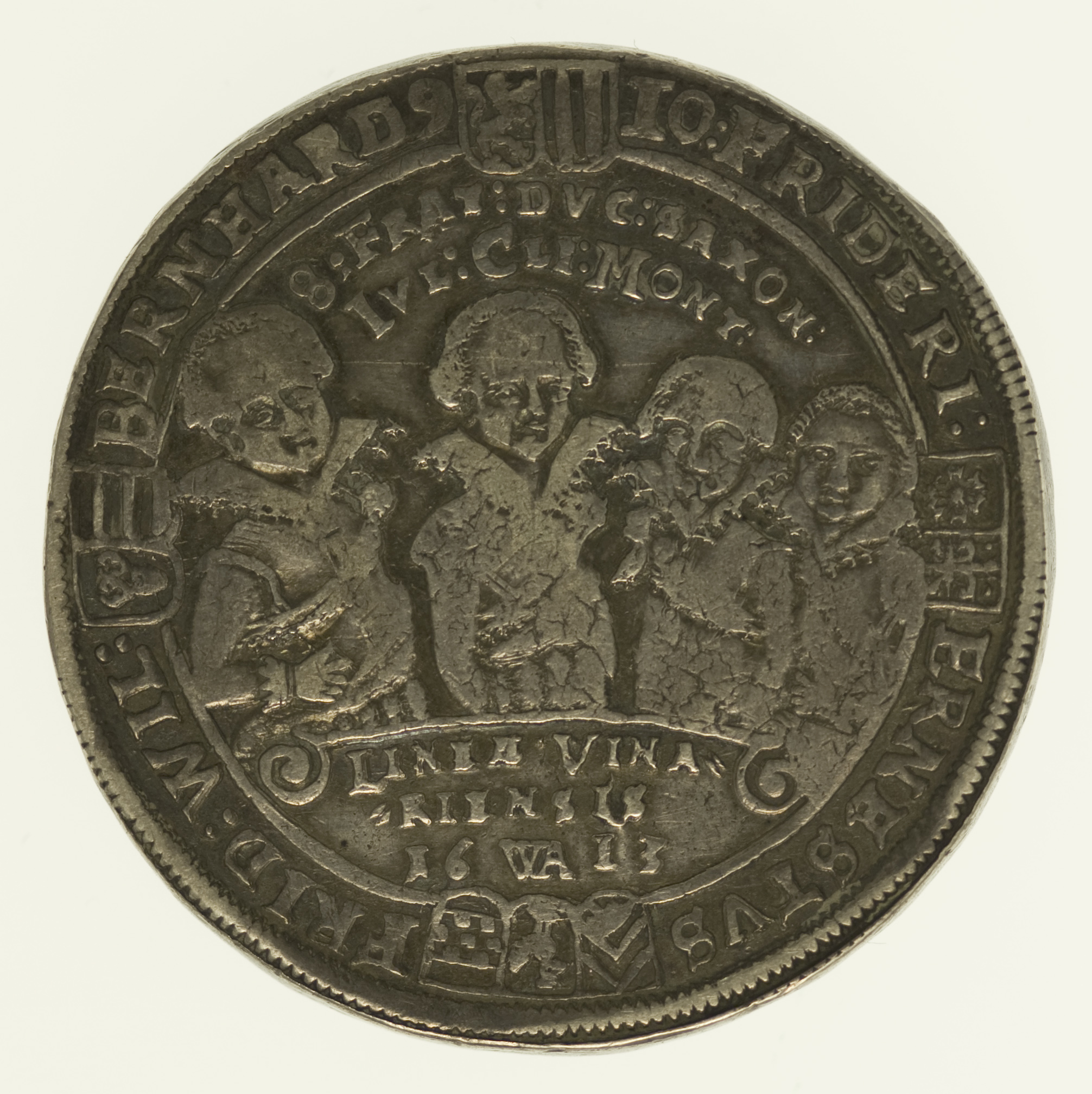 Sachsen Weimar Johann Ernst und seine 7 Brüder Taler 1613