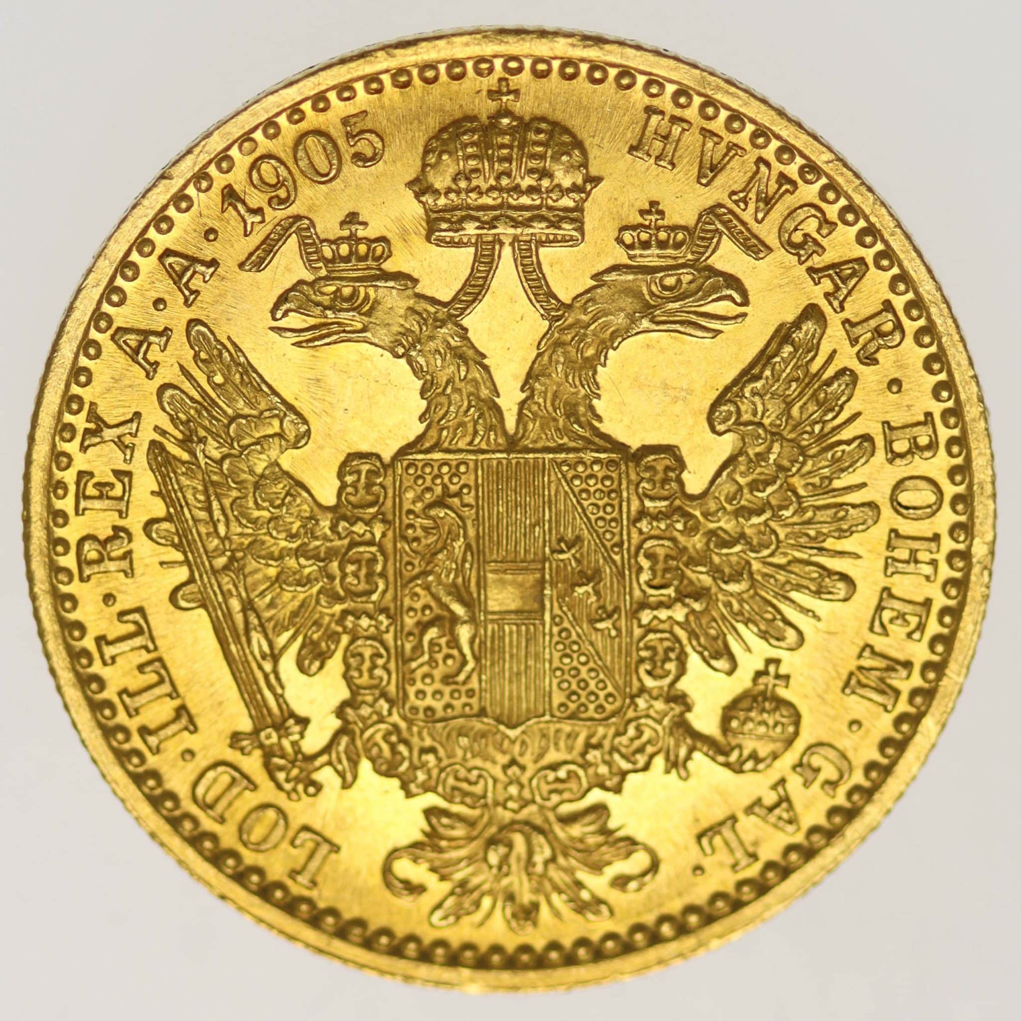 Österreich Kaiserreich Franz Joseph I. Dukat 1905