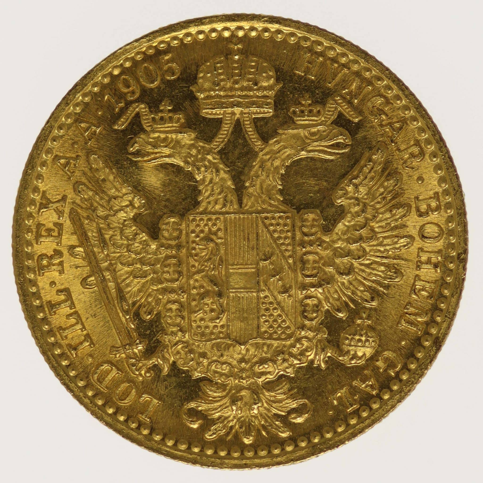 Österreich Kaiserreich Franz Joseph I. Dukat 1905
