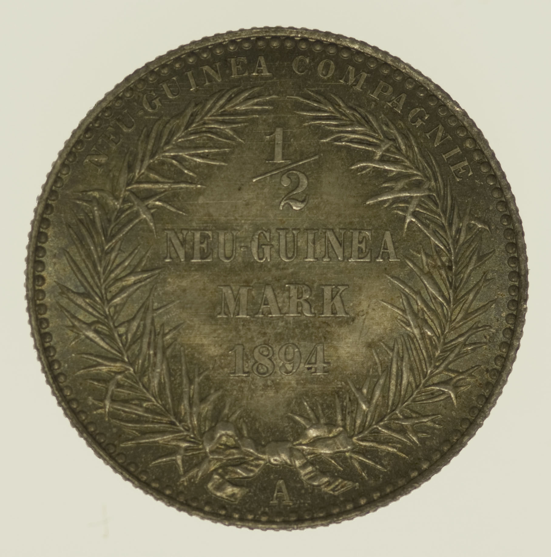 Deutsch Neu Guinea Wilhelm II. 1/2 Mark 1894