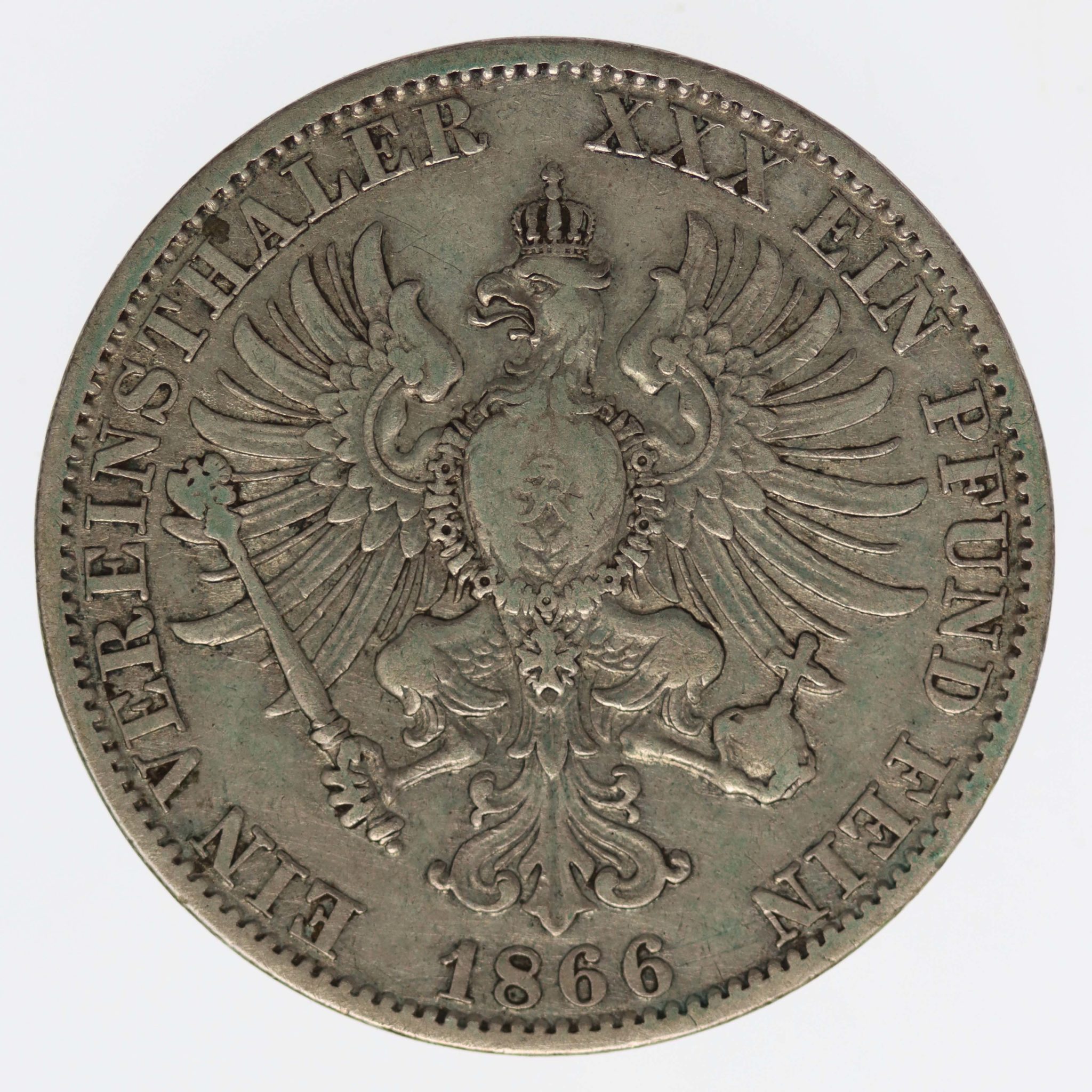 Preussen Wilhelm I. Vereinstaler 1866