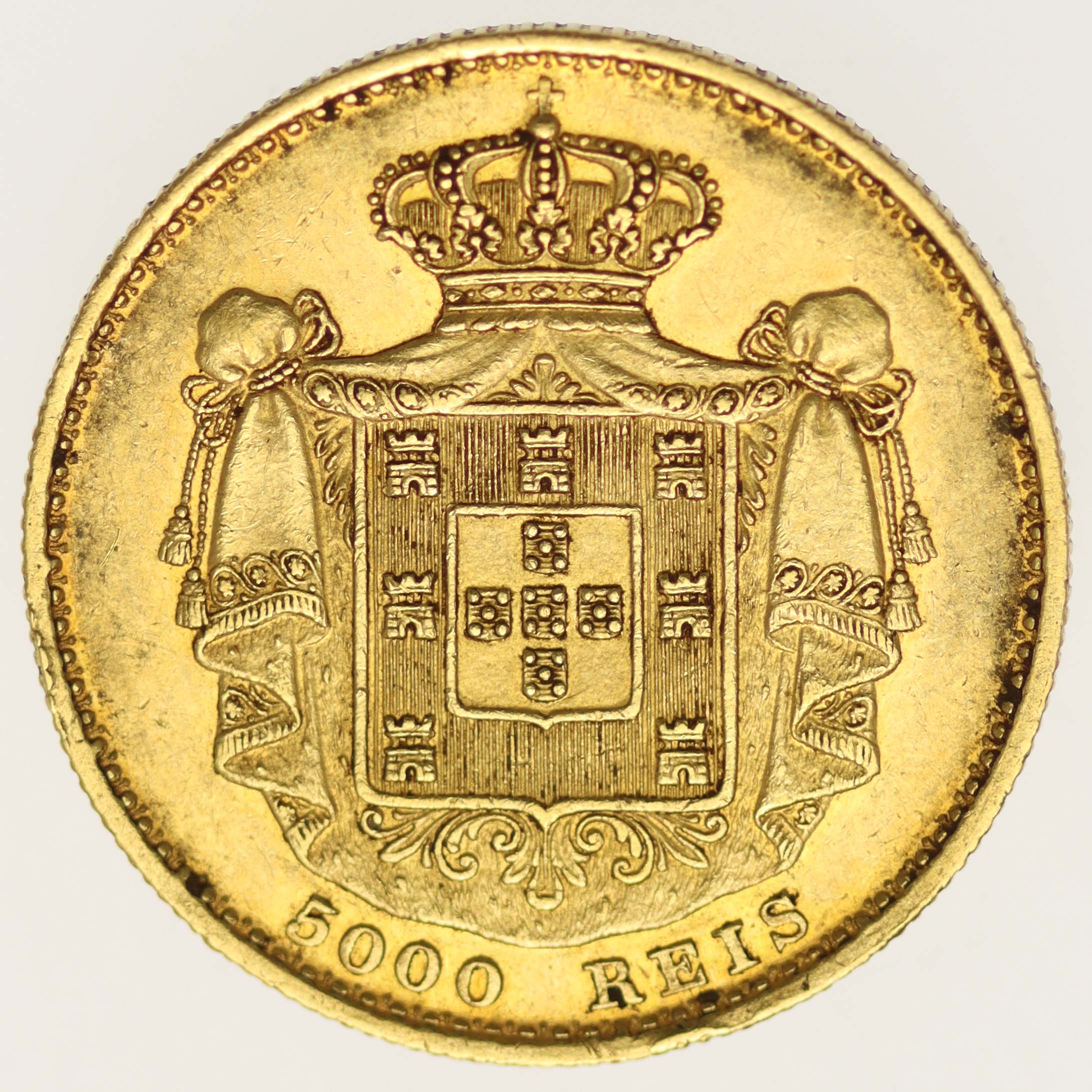 Portugal Ludwig I. 5000 Reis 1874