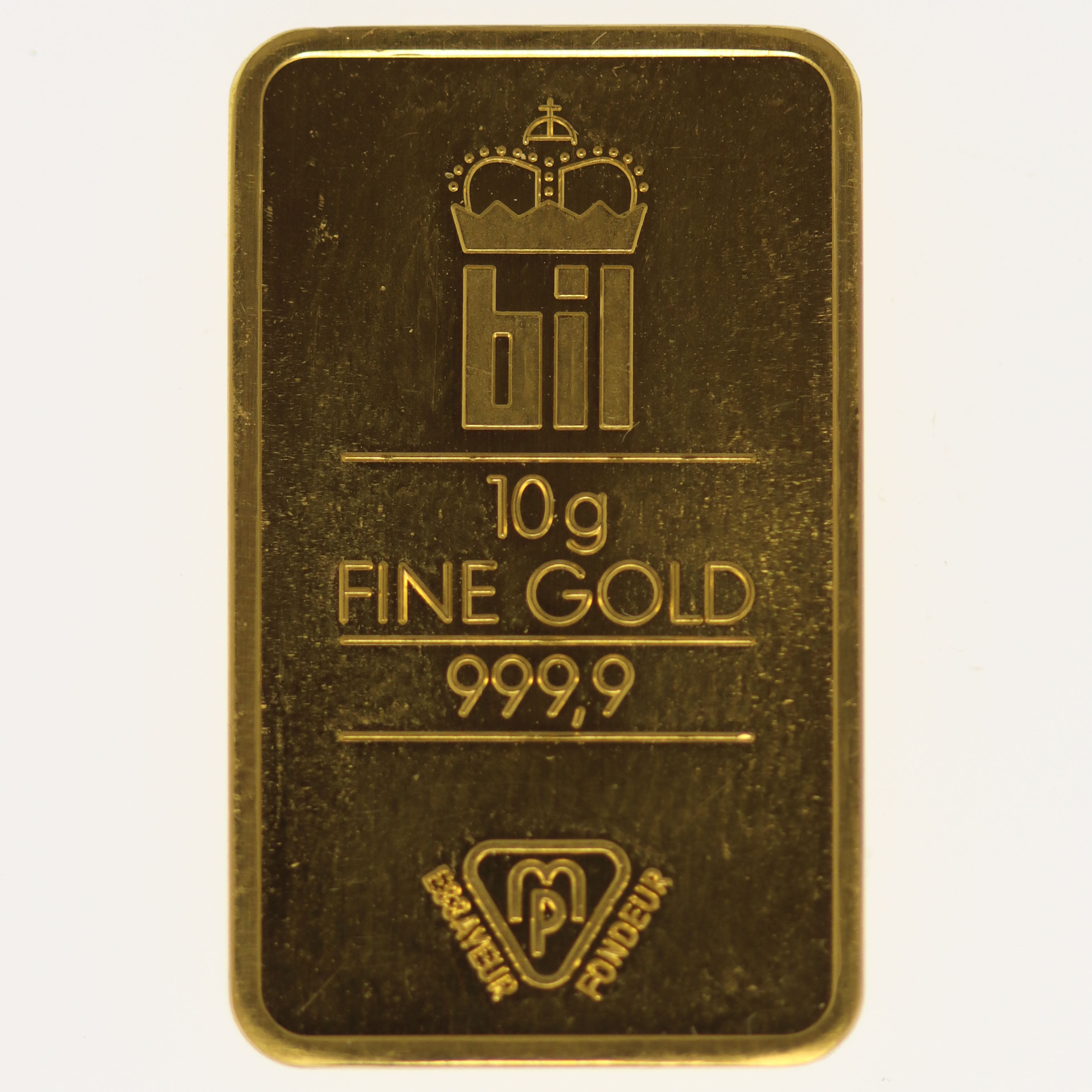 Goldbarren 10 Gramm Metalor für BiL