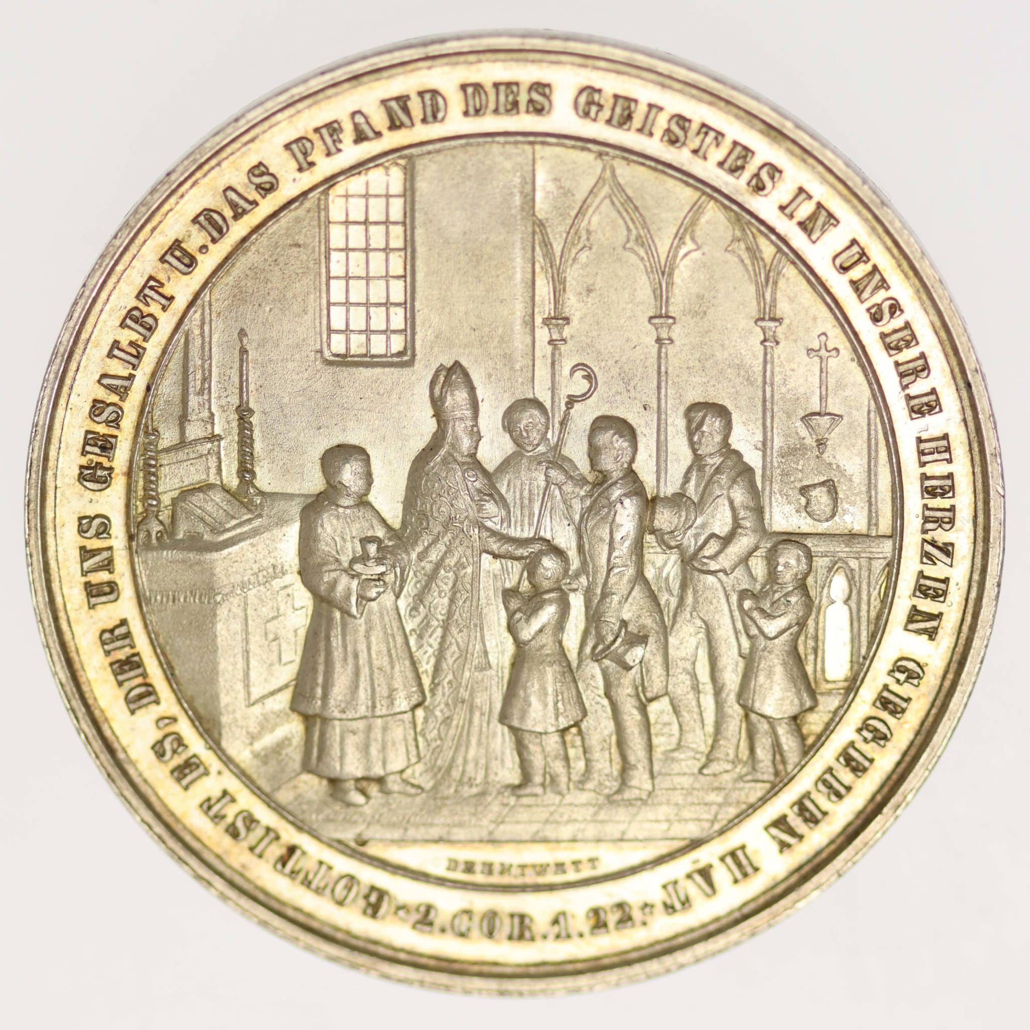 Silbermedaille o.J. von Drentwett