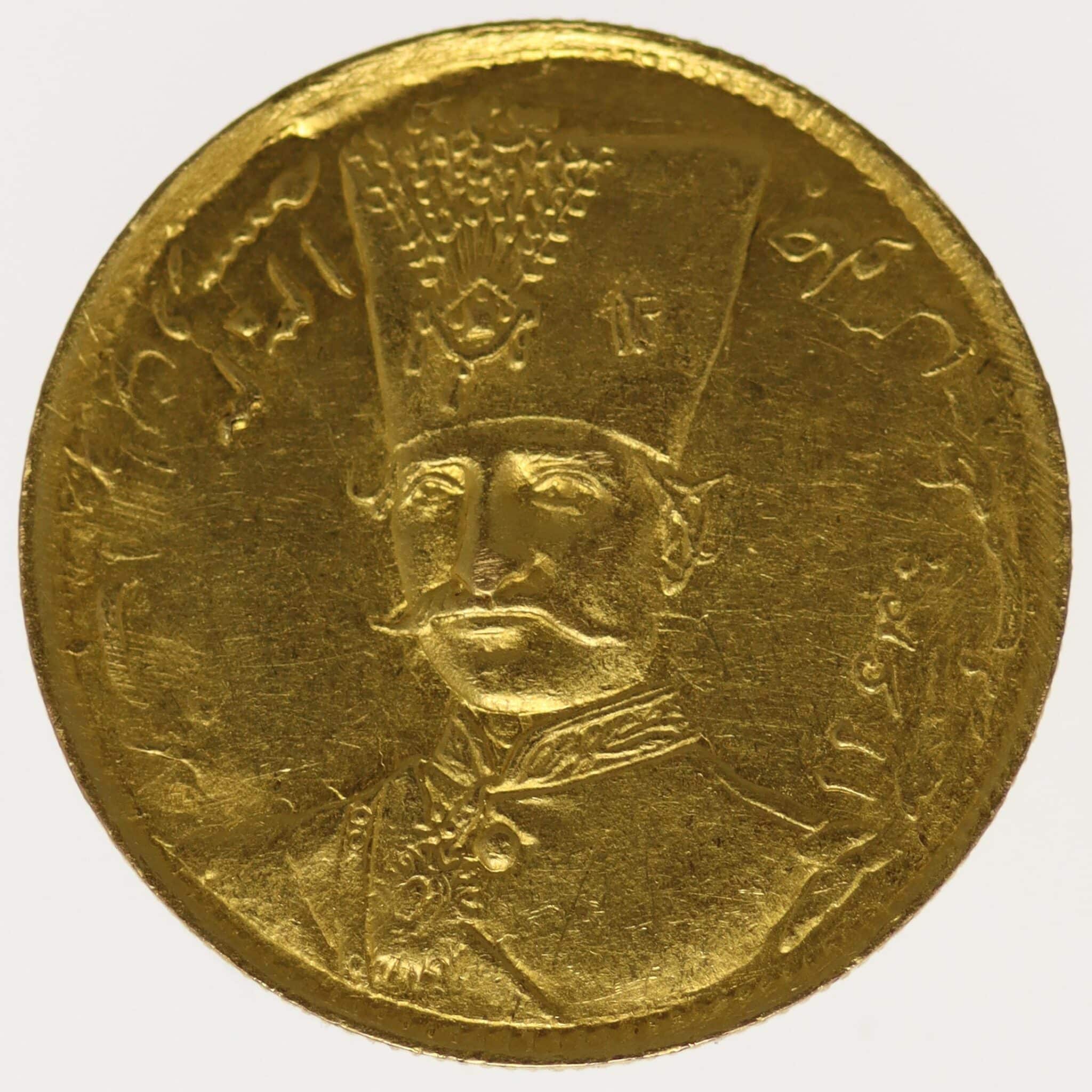 Iran Nasir al-Din Shah Toman 1886