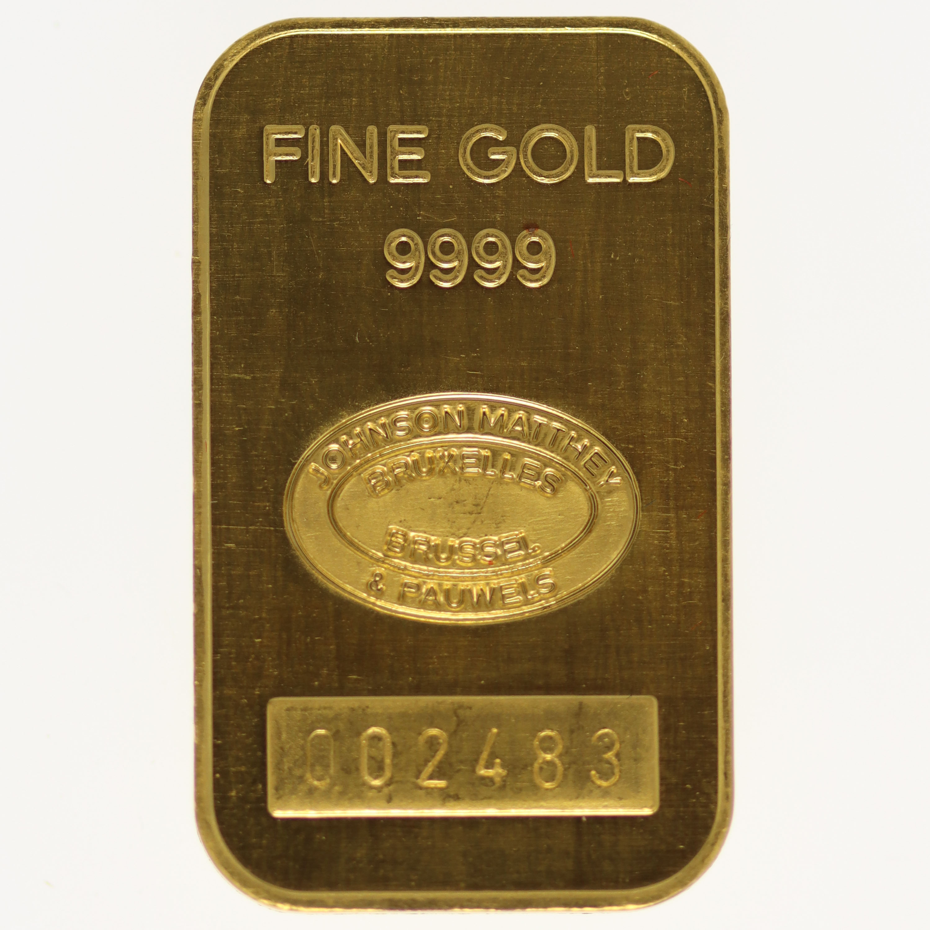 Goldbarren 20 Gramm Johnson Matthey & Pauwels für Banque Générale du Luxembourg