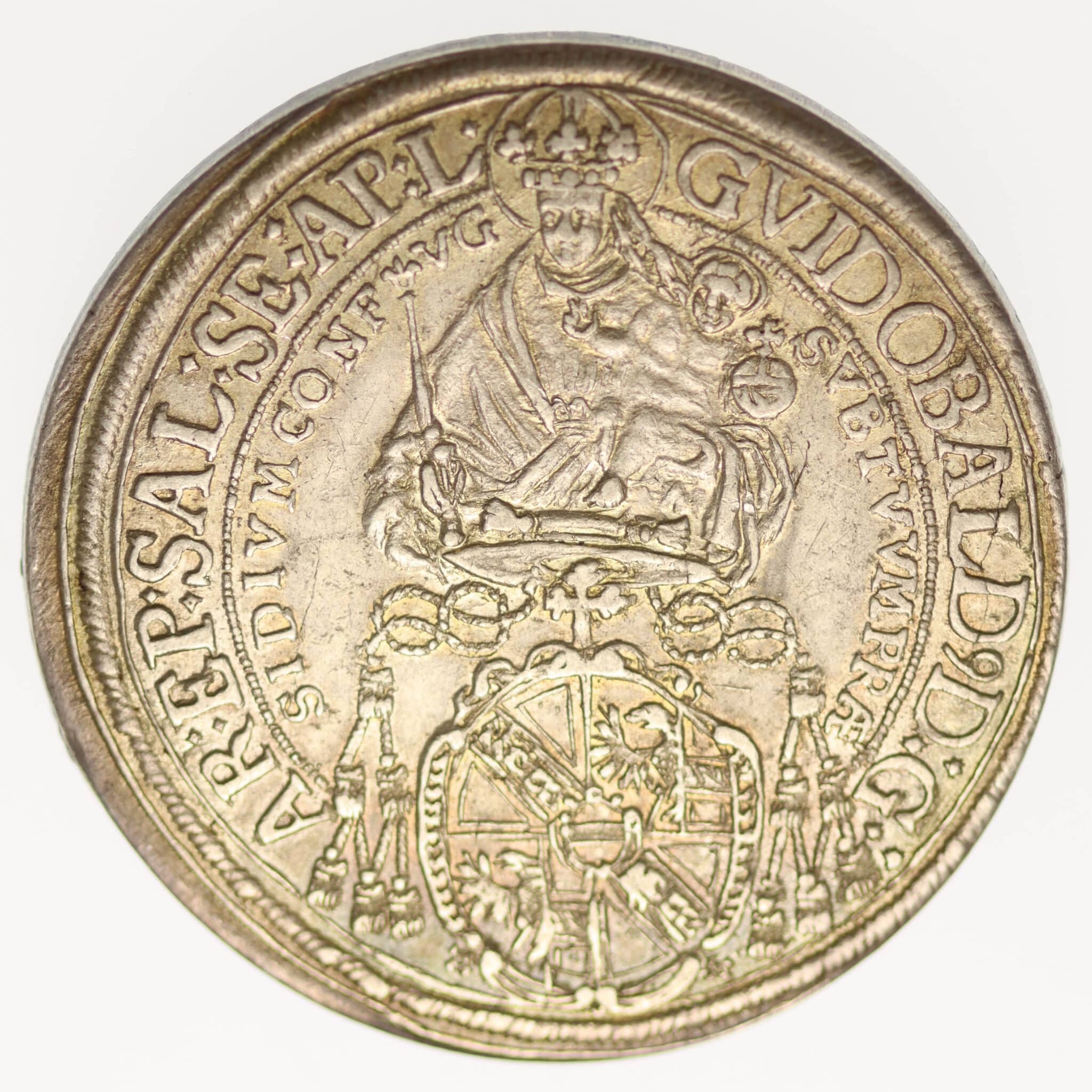 RDR Salzburg Guidobald von Thun und Hohenstein Taler 1660