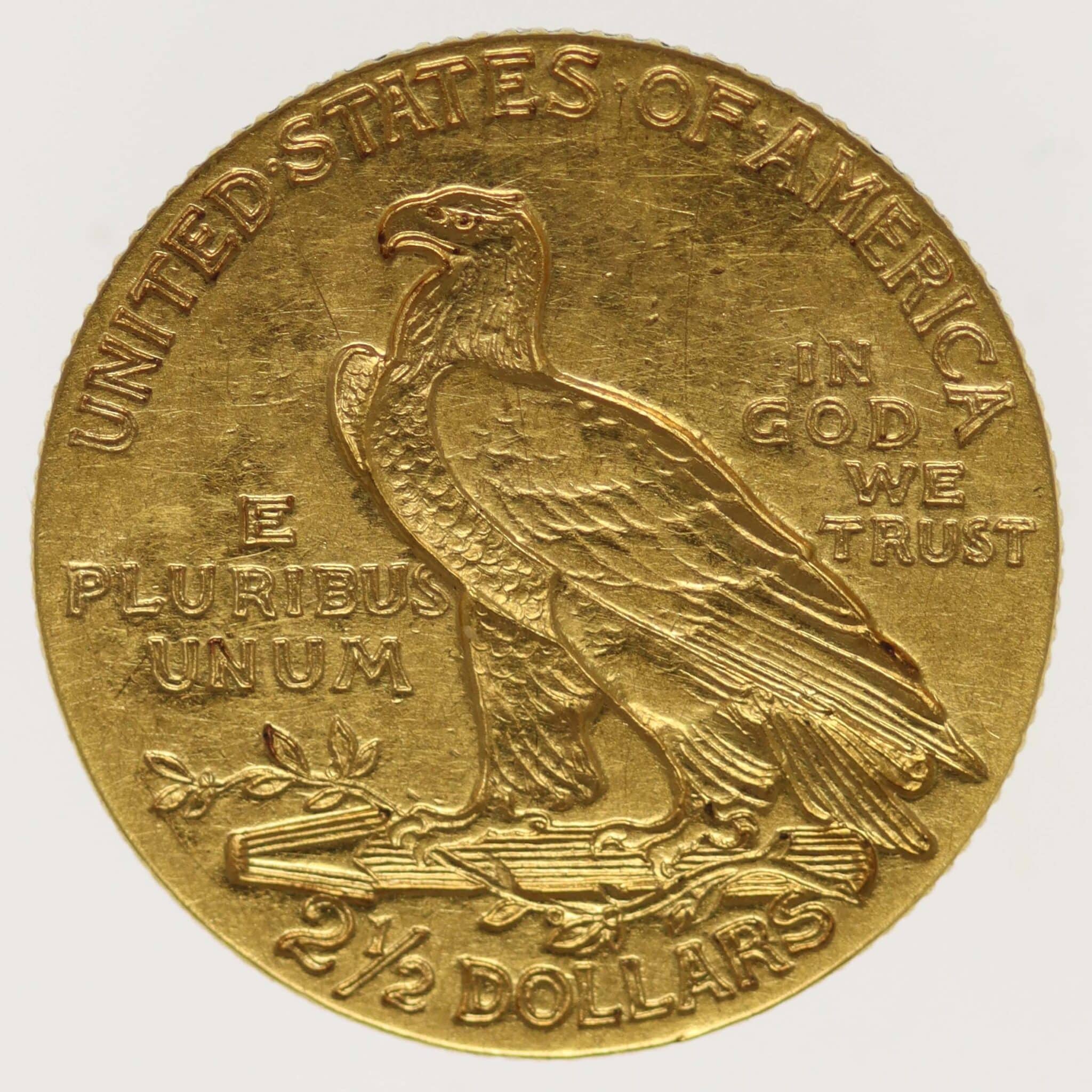 USA 2,5 Dollars 1908 Indianer