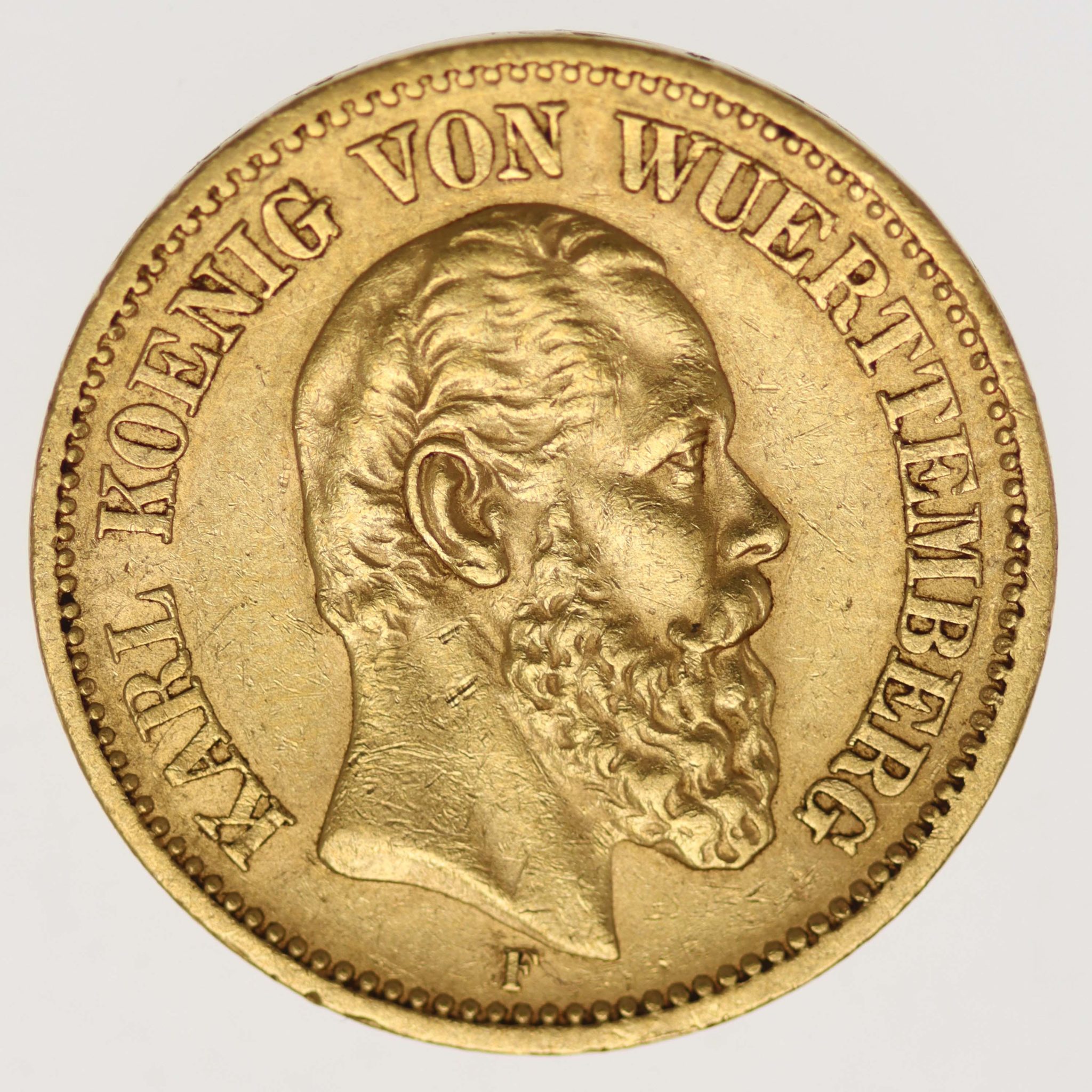 Württemberg Karl 20 Mark 1873