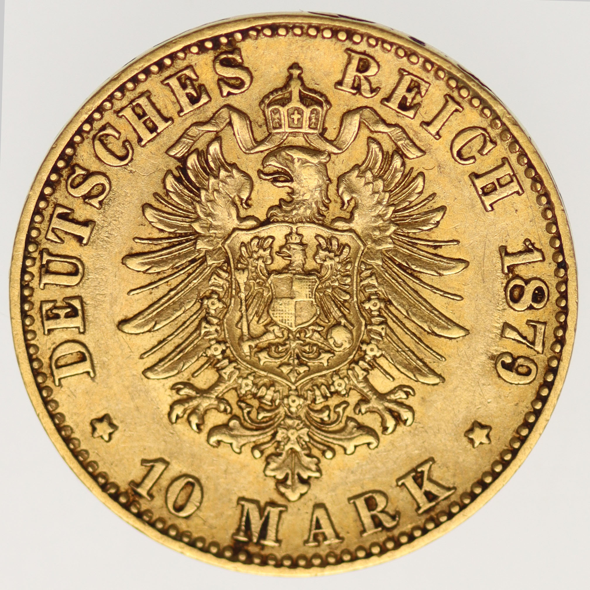 Hessen Ludwig IV. 10 Mark 1879 H