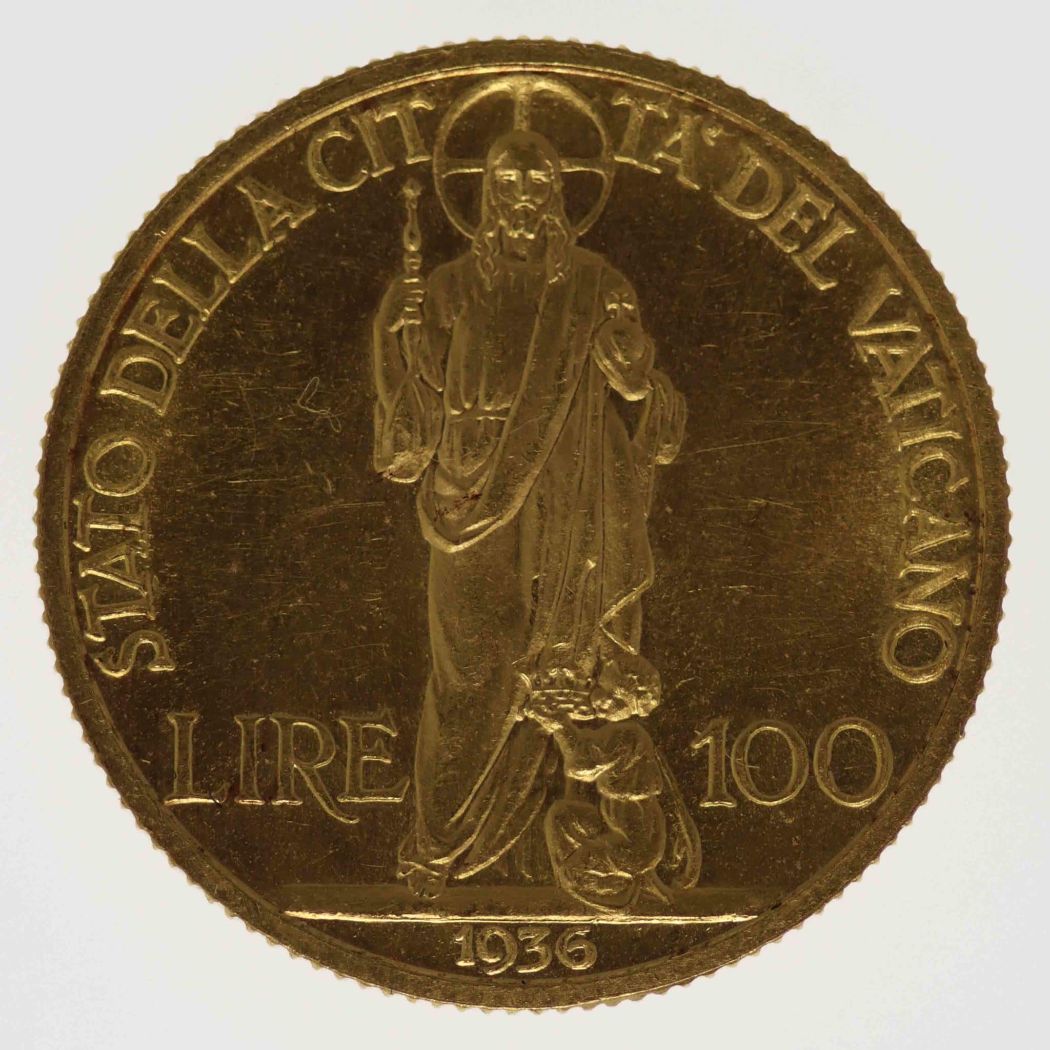 Vatikan Pius XI. Münzset 1936