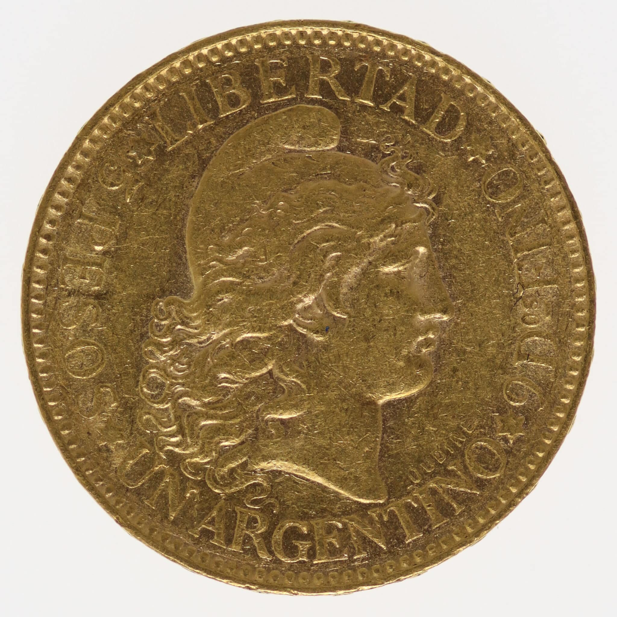 Argentinien 5 Pesos / Argentino 1883