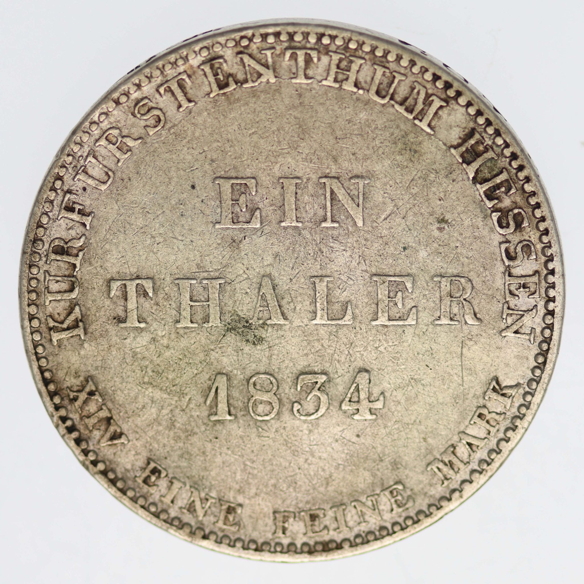 Hessen Kassel Wilhelm II. und Friedrich Wilhelm Taler 1834