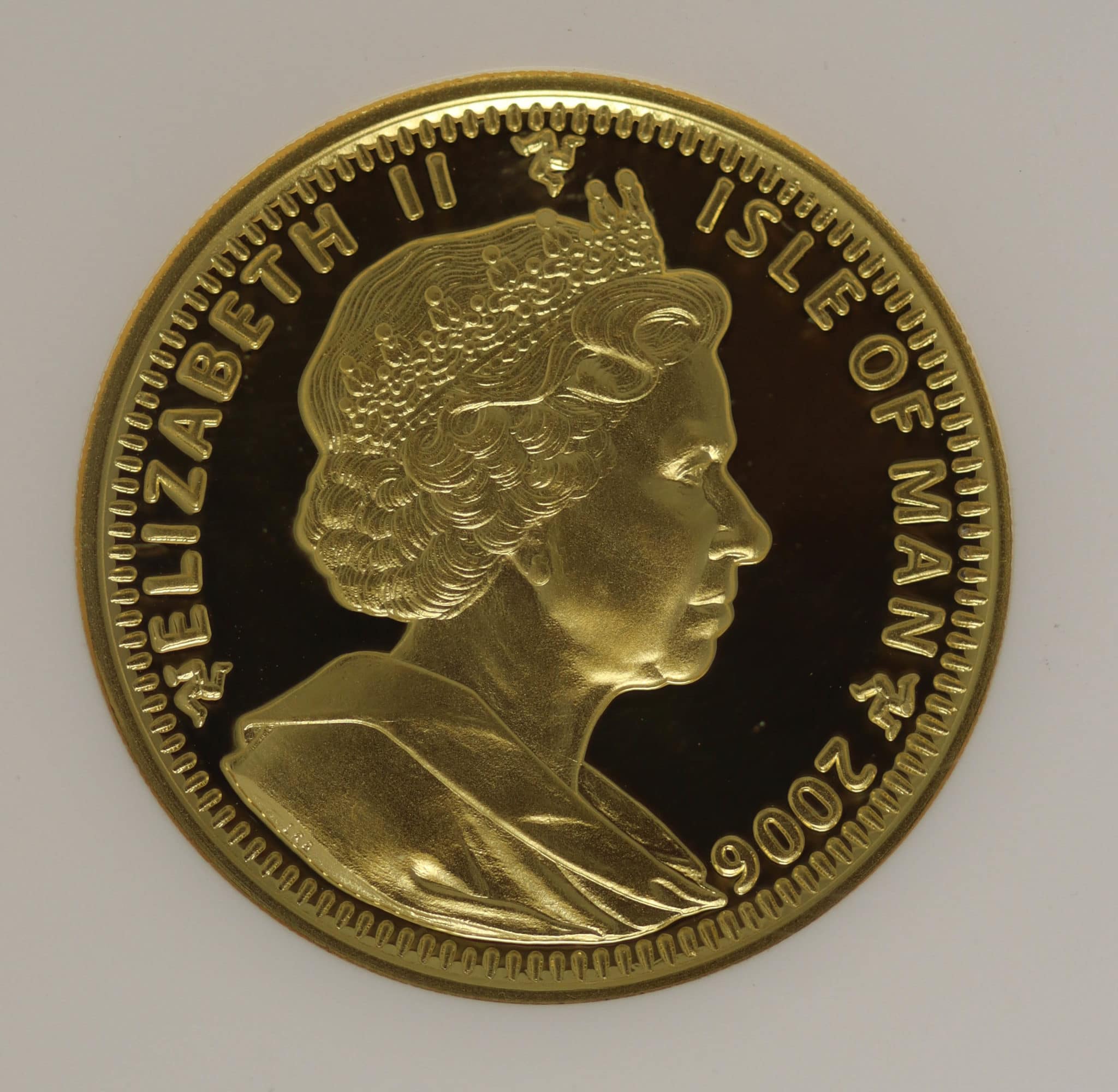 Isle of Man Elisabeth II. 1 Unze 2006 Angel Ultra High Relief
